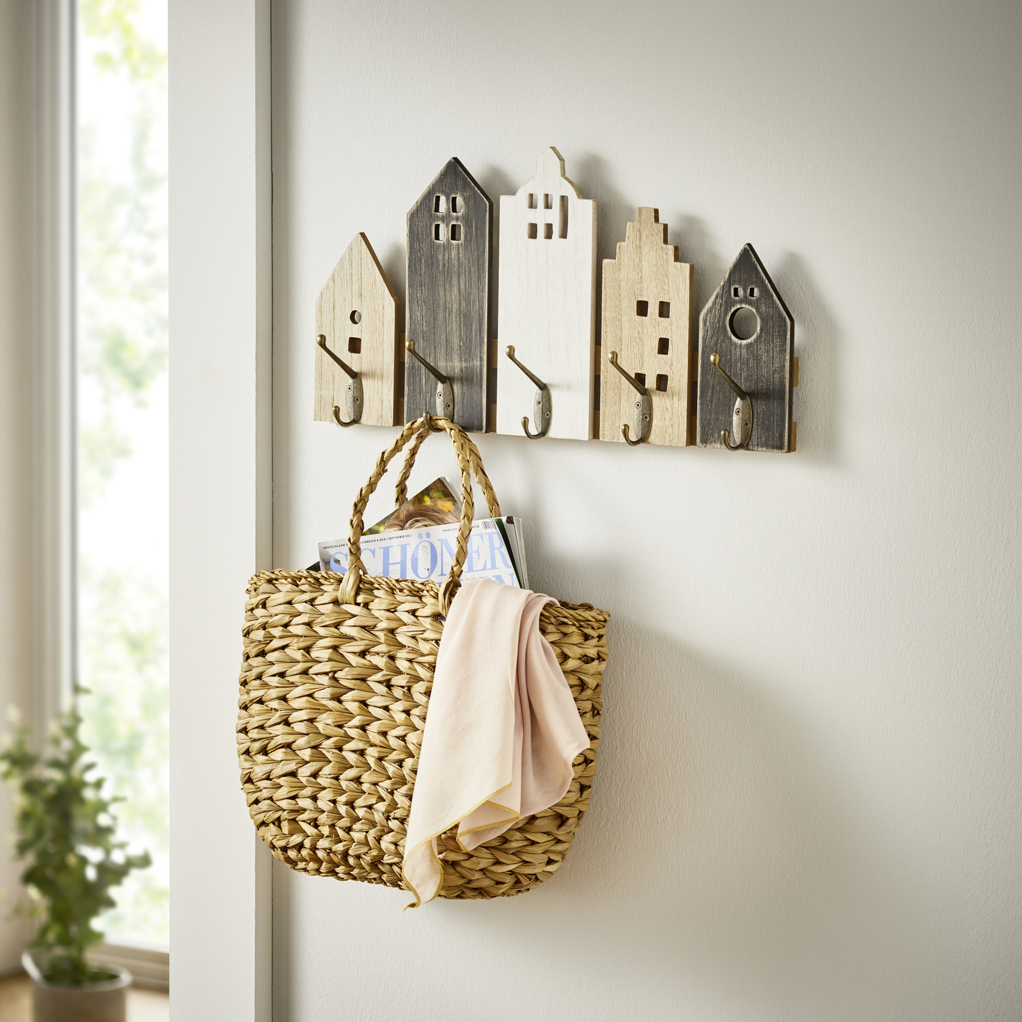 Garderobe "Häuser"  im Frank Flechtwaren Online Shop kaufen