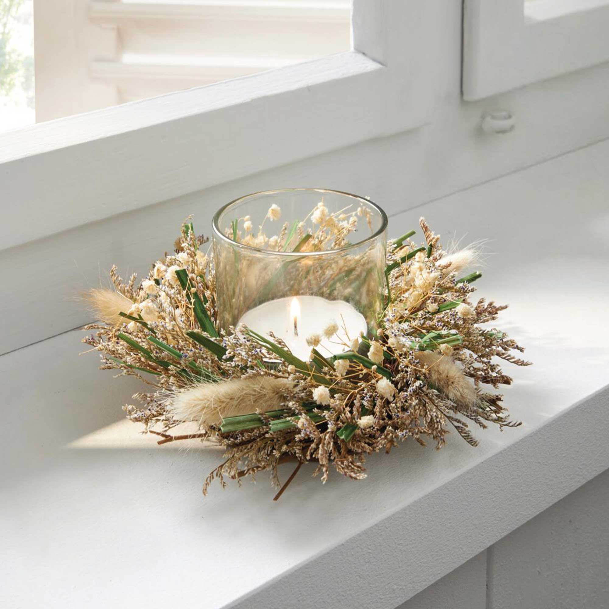 Windlicht "Flower Whispers"  im Frank Flechtwaren Online Shop kaufen