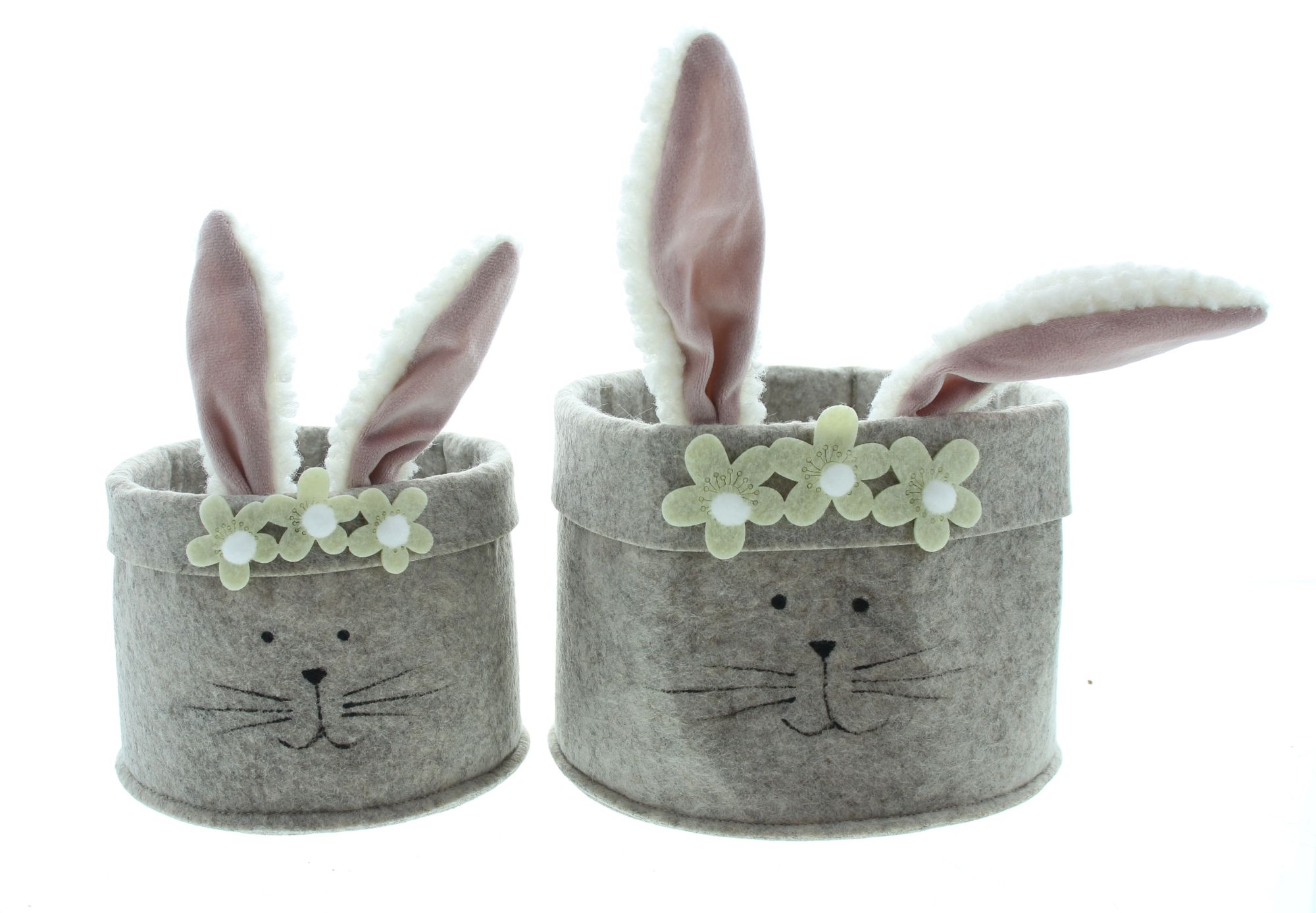 Osternest "Häschen", 2er Set im Frank Flechtwaren Online Shop für Ostern kaufen Osternest "Häschen", 2er Set im Frank Flechtwaren Online Shop für Ostern kaufen