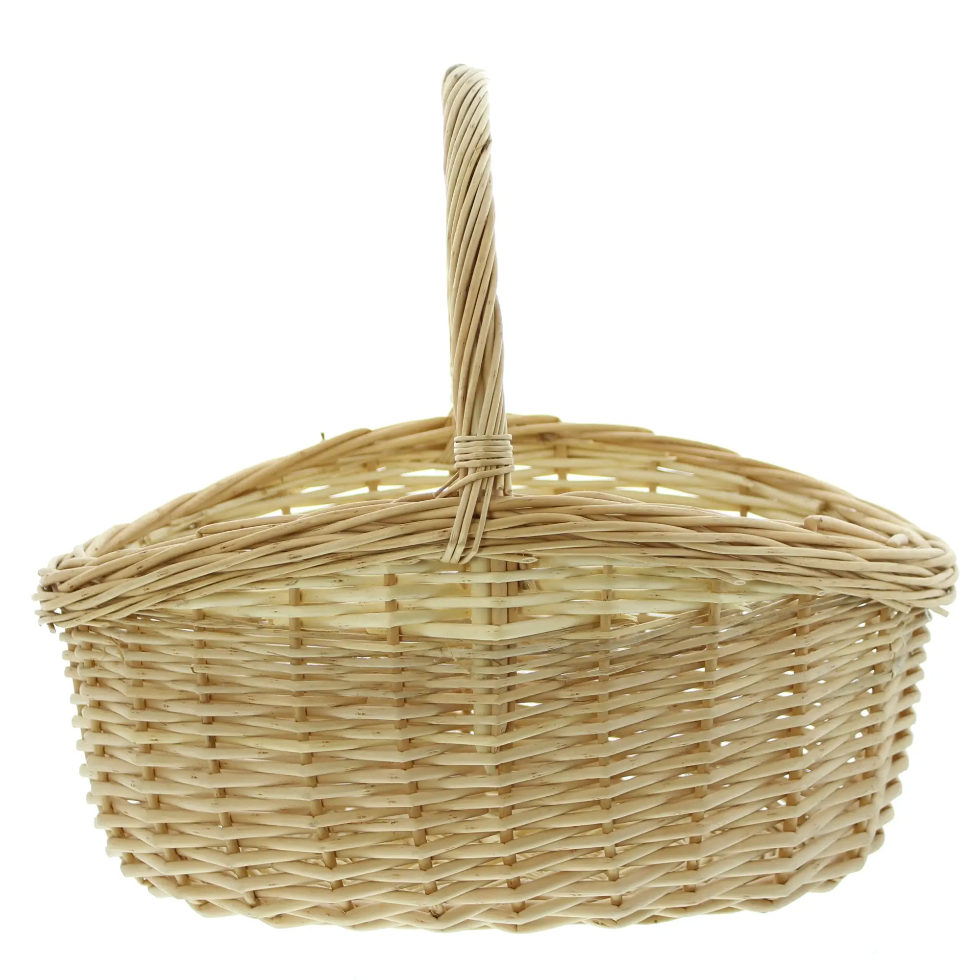 Bügelkorb "Naturweiß", groß  im Frank Flechtwaren Online Shop für Bügelkörbe kaufen