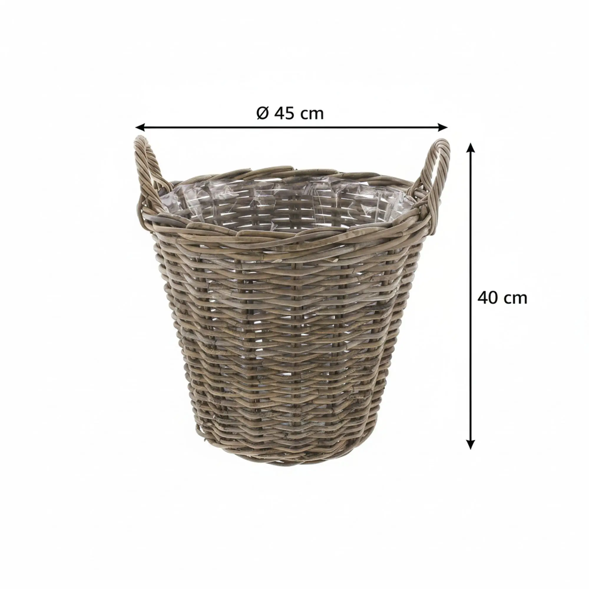 Pflanzkorb "Rattan", maxi  im Frank Flechtwaren Online Shop für Bunter Ostergarten kaufen