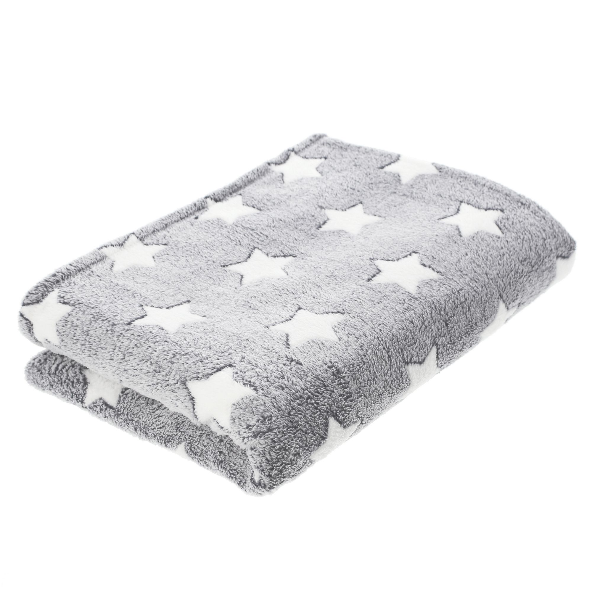Kuscheldecke "White-Stars" im Frank Flechtwaren Online Shop für Herbst kaufen Kuscheldecke "White-Stars" im Frank Flechtwaren Online Shop für Herbst kaufen