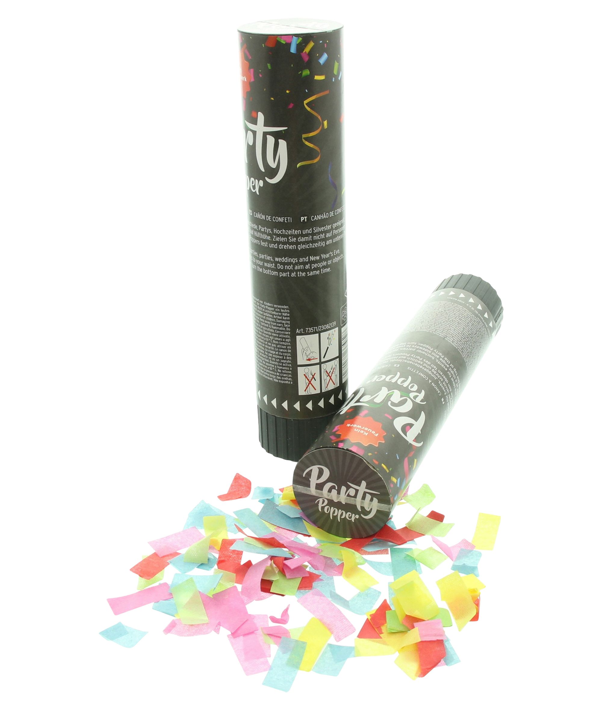 Party Popper "Konfetti", 2er Set  im Frank Flechtwaren Online Shop für Streuer &amp; Stecker kaufen