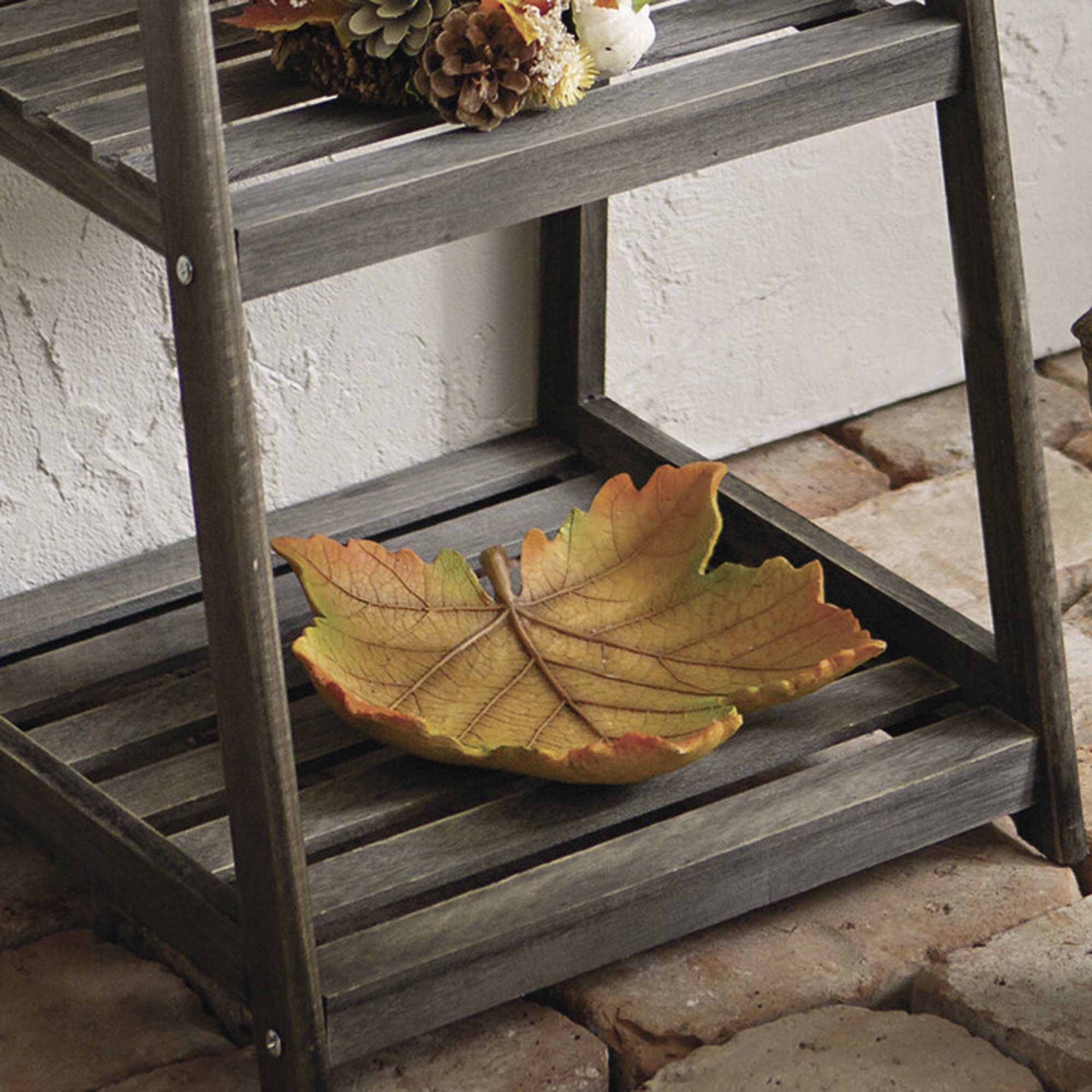 Dekoschale "Herbstblatt"  im Frank Flechtwaren Online Shop für Herbst kaufen