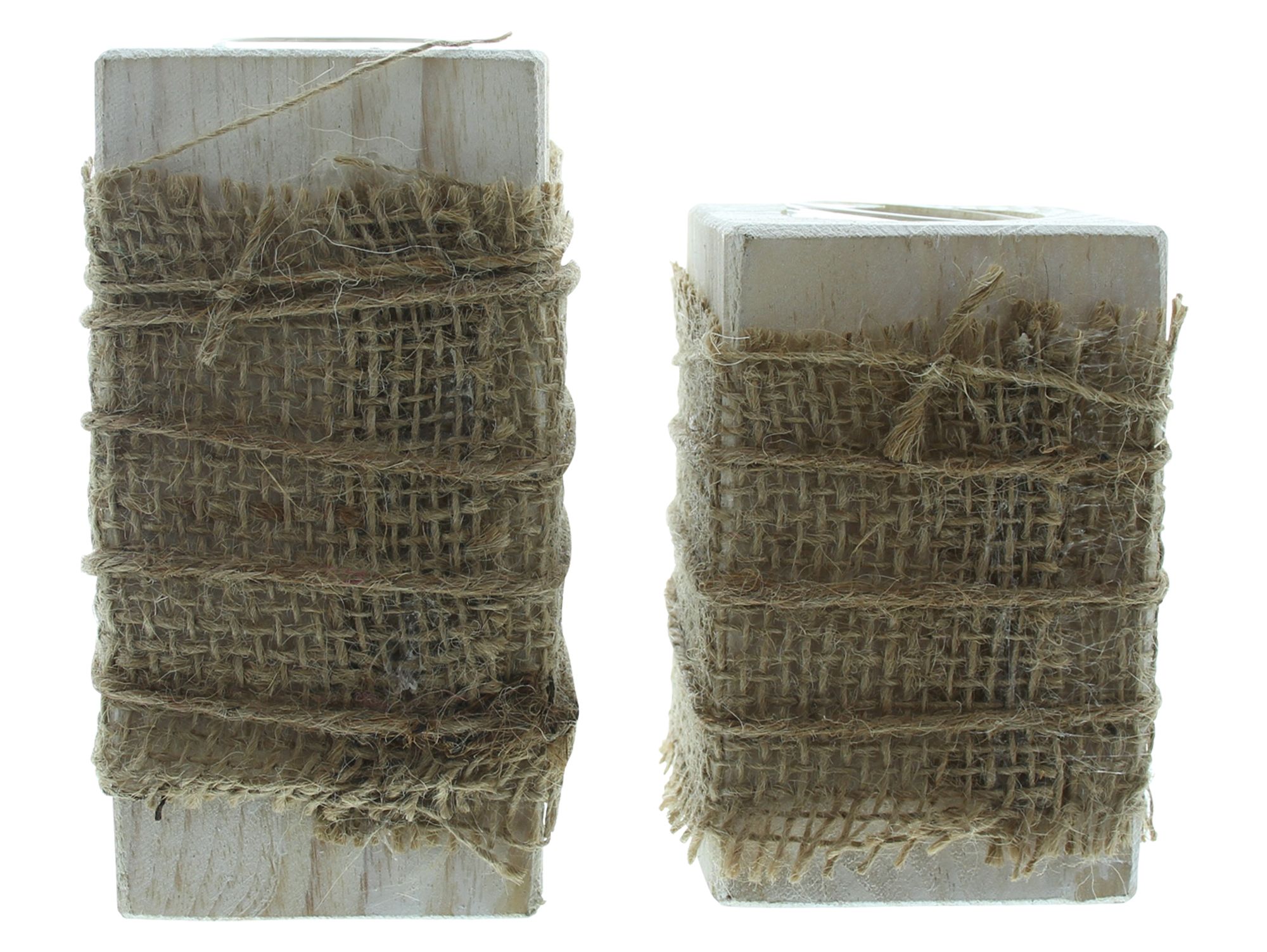 Teelichthalter "Natural Vintage", 2er Set  im Frank Flechtwaren Online Shop für Herbst kaufen