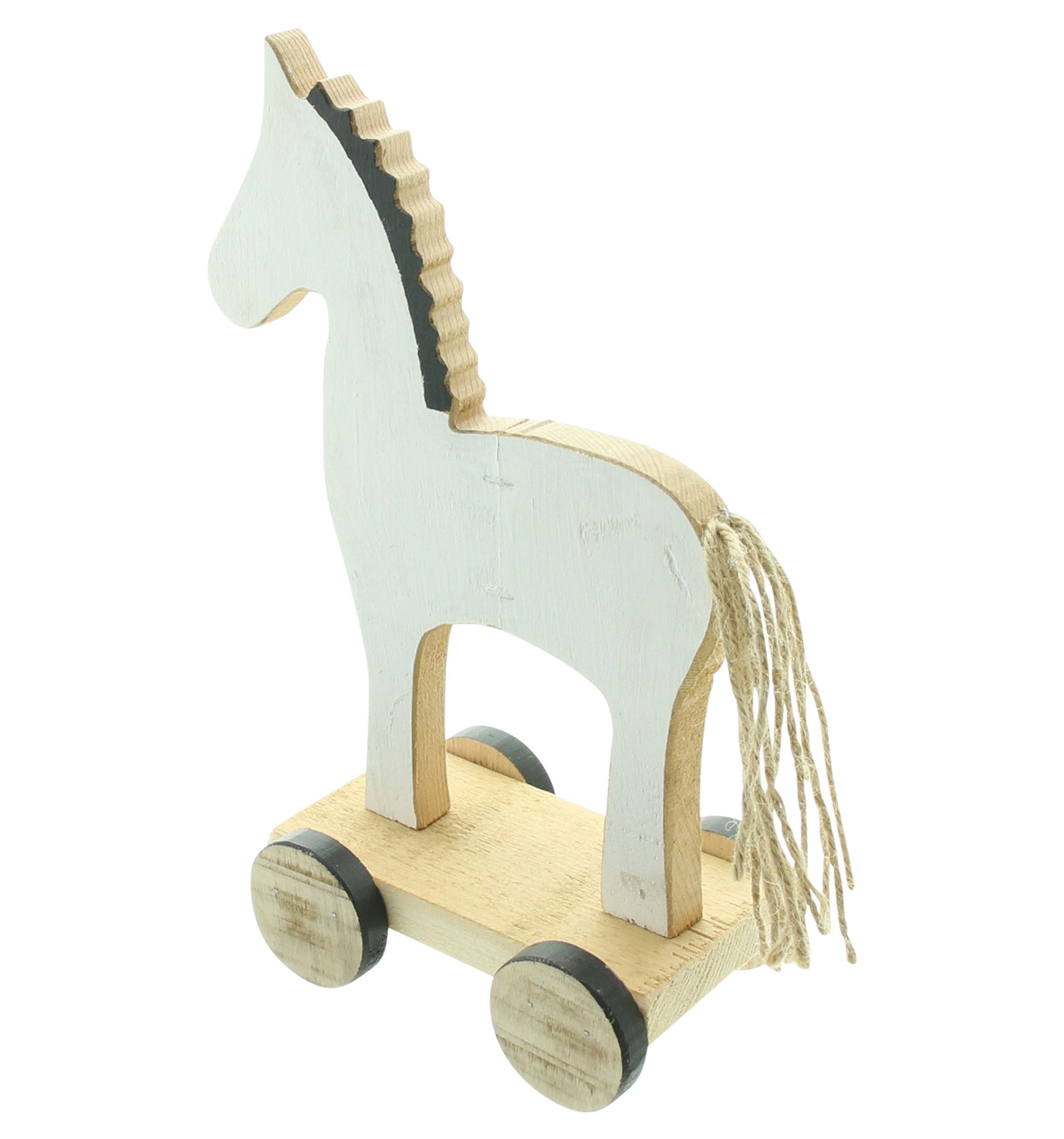Figur "Nostalgisches Pferdchen"  im Frank Flechtwaren Online Shop für Weihnachten kaufen