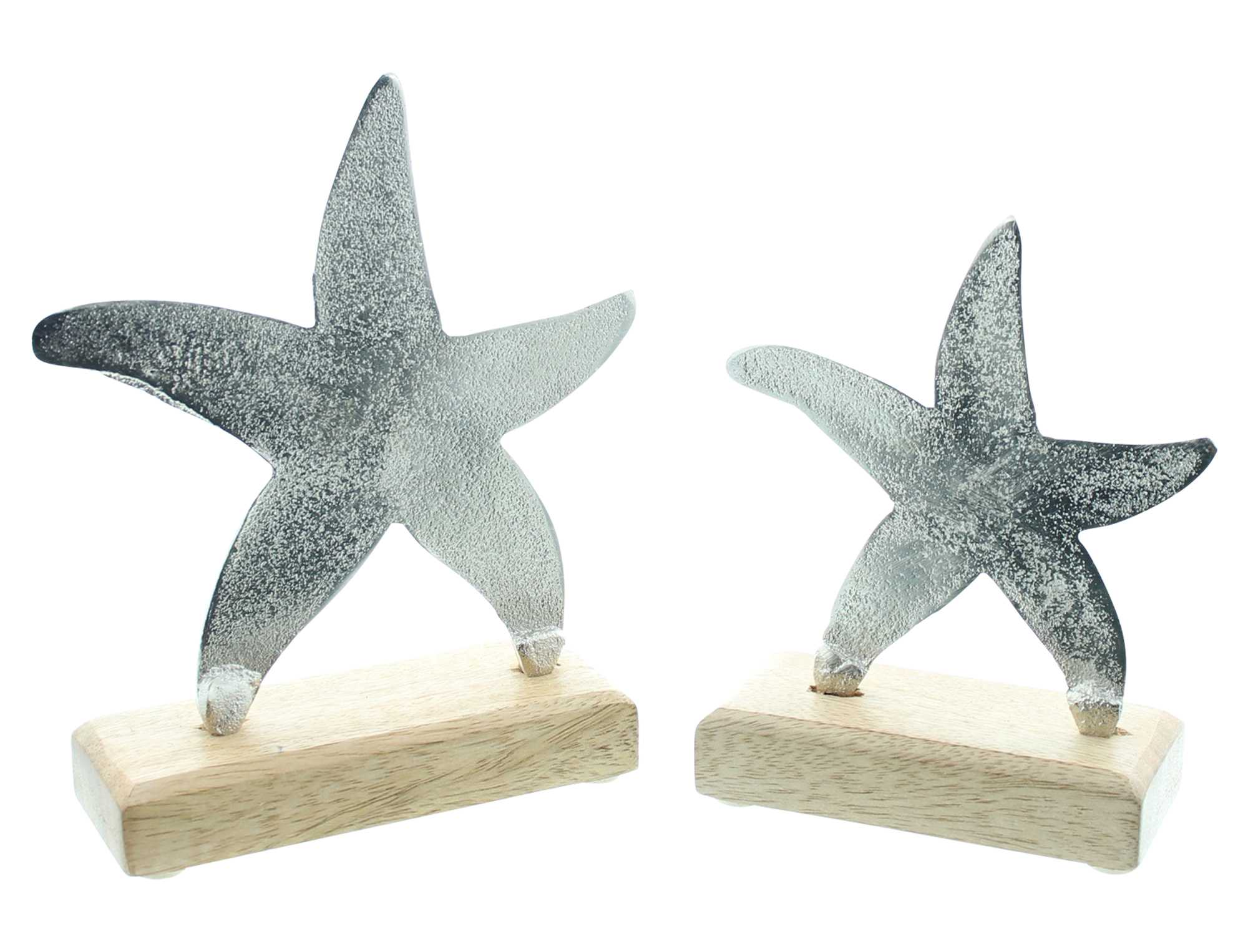 Holzdeko "Seestern", 2er Set im Frank Flechtwaren Online Shop für Dekofiguren kaufen Holzdeko "Seestern", 2er Set im Frank Flechtwaren Online Shop für Dekofiguren kaufen