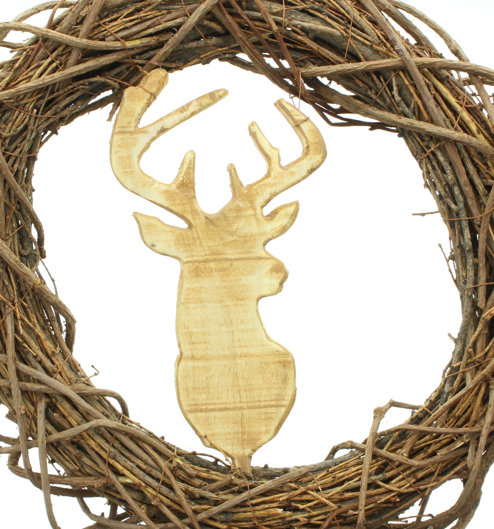 Kranz "Hirsch" im Frank Flechtwaren Online Shop für Ostern kaufen Kranz "Hirsch" im Frank Flechtwaren Online Shop für Ostern kaufen