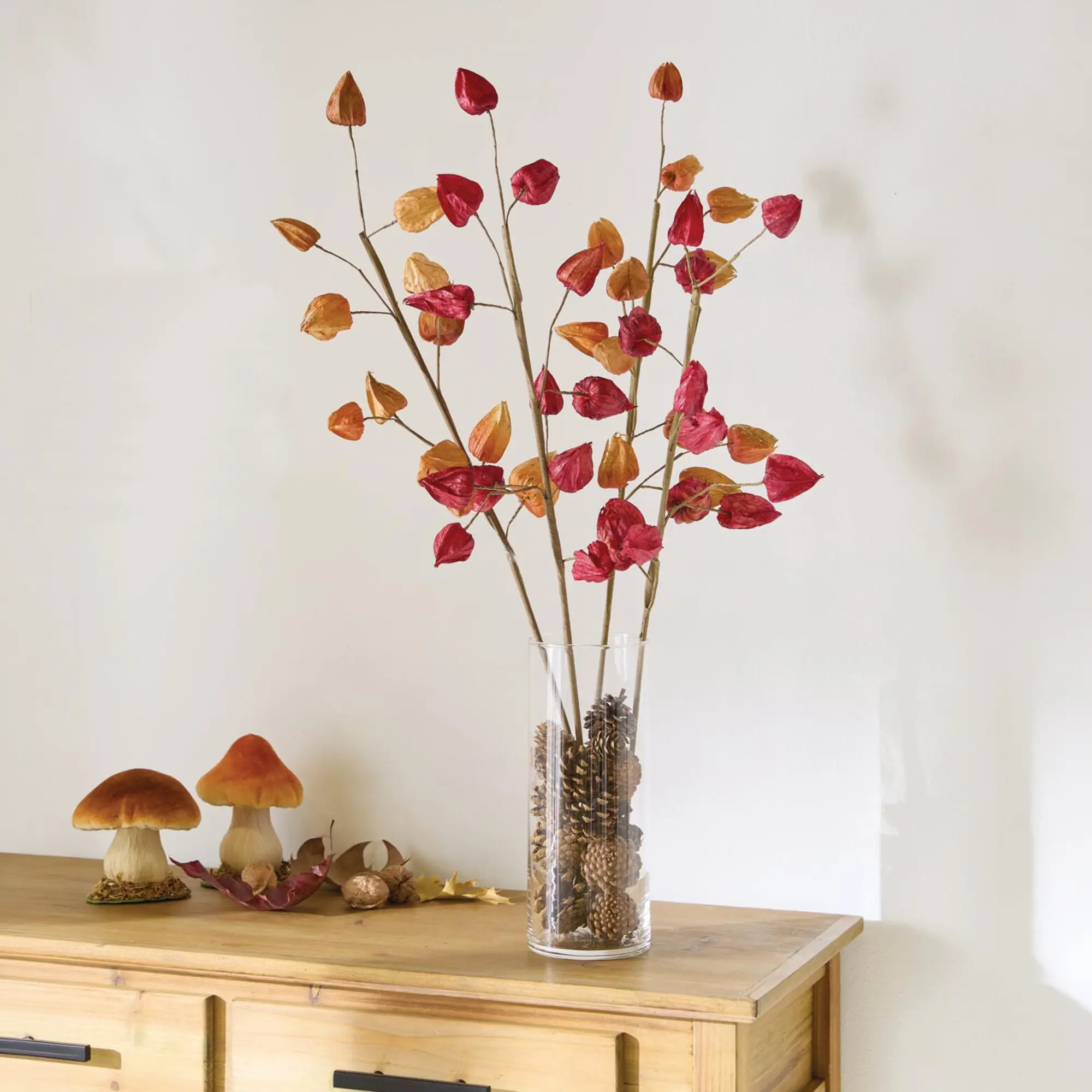 Deko-Zweig "Physalis", 2er Set  im Frank Flechtwaren Online Shop für Waldspaziergang kaufen