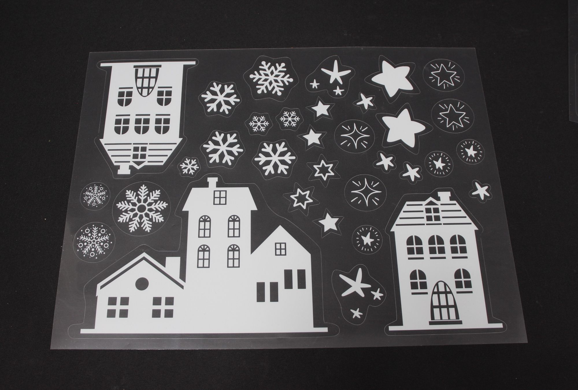 Fenstersticker "Winterhäuser", 109er Set im Frank Flechtwaren Online Shop für Herbst kaufen Fenstersticker "Winterhäuser", 109er Set im Frank Flechtwaren Online Shop für Herbst kaufen