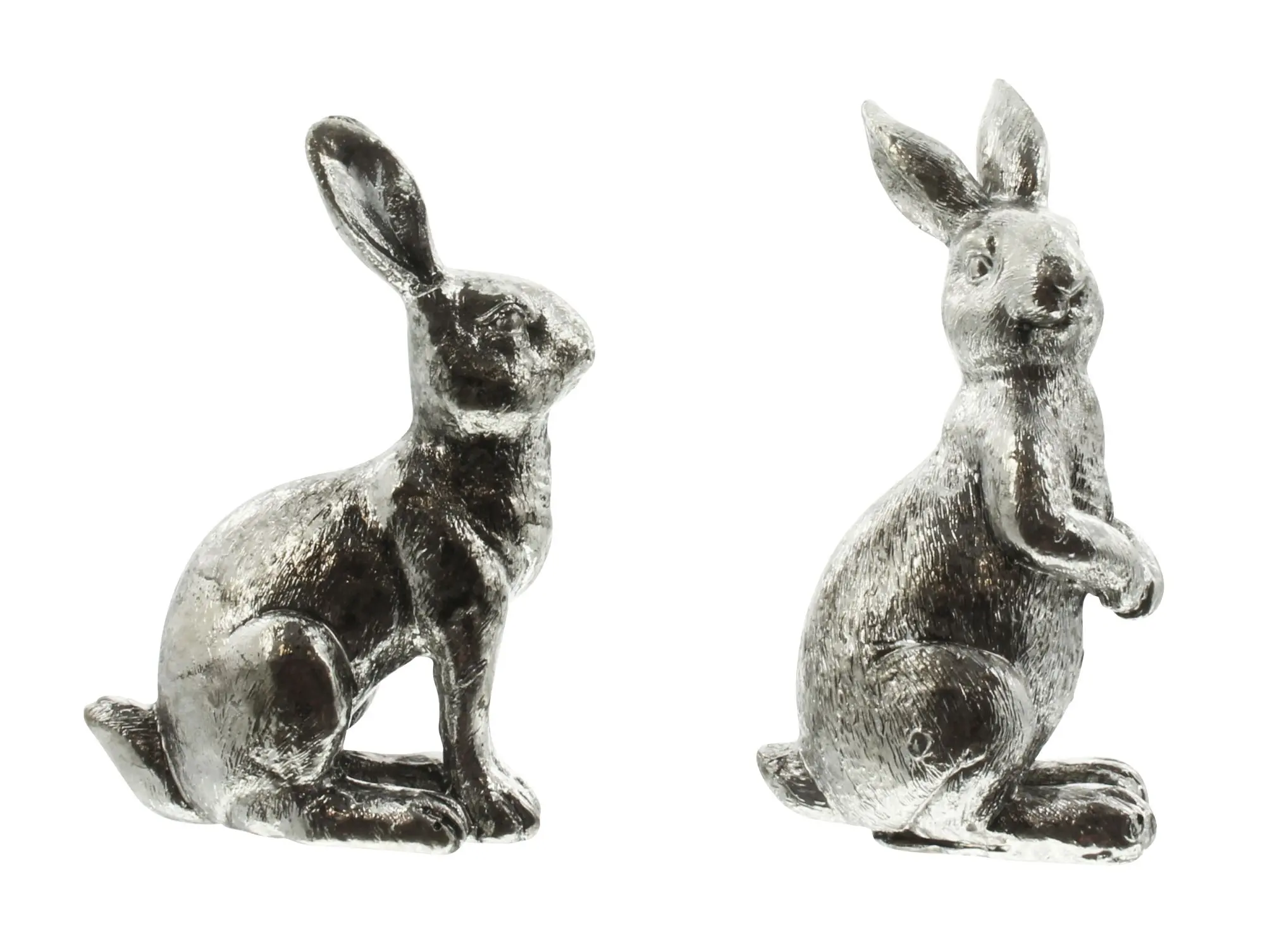 Osterhase "Silberglanz", 2er Set im Frank Flechtwaren Online Shop für Ostern kaufen Osterhase "Silberglanz", 2er Set im Frank Flechtwaren Online Shop für Ostern kaufen