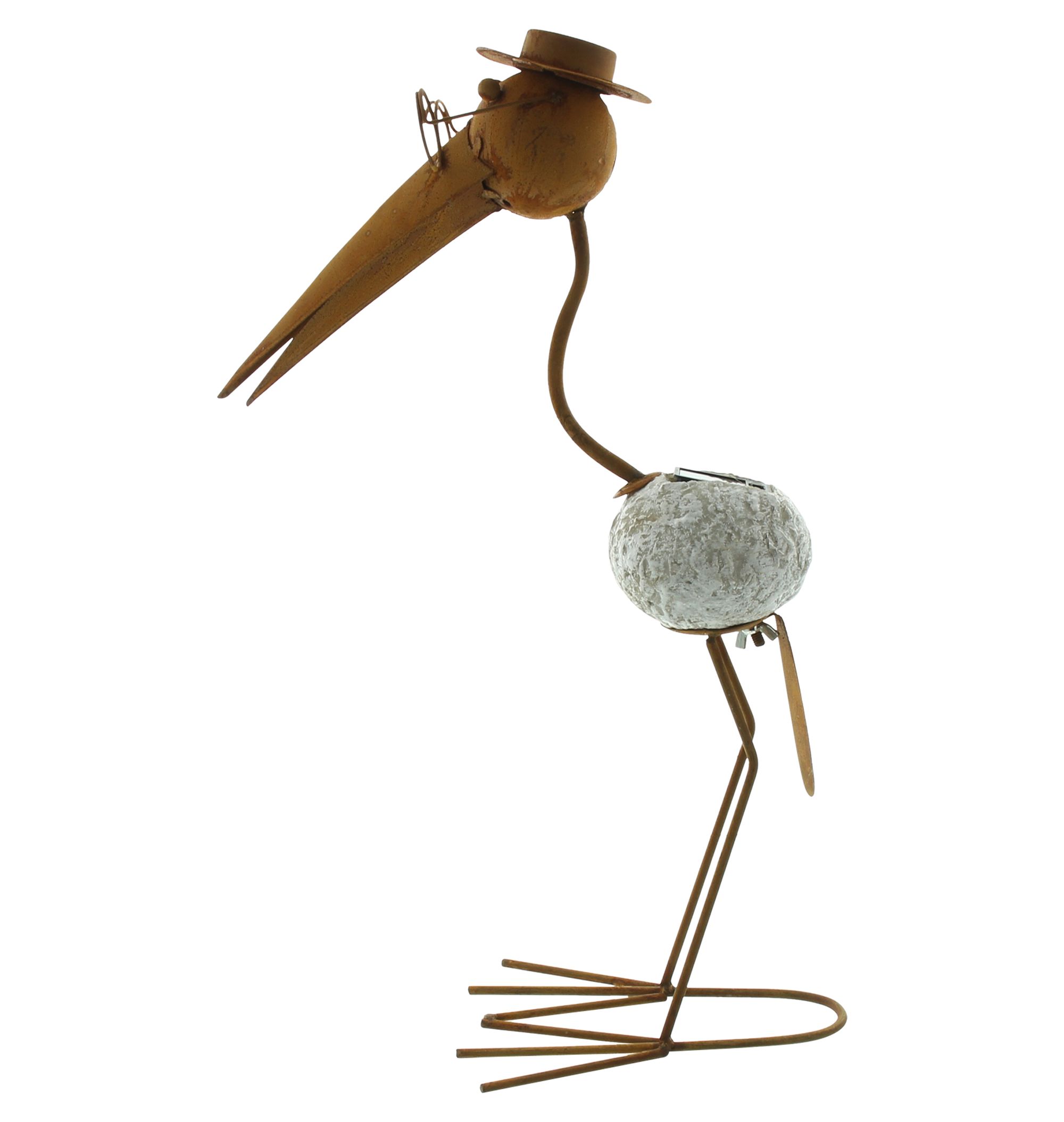 LED-Vogel "Rost" im Frank Flechtwaren Online Shop für Gartenfiguren kaufen LED-Vogel "Rost" im Frank Flechtwaren Online Shop für Gartenfiguren kaufen