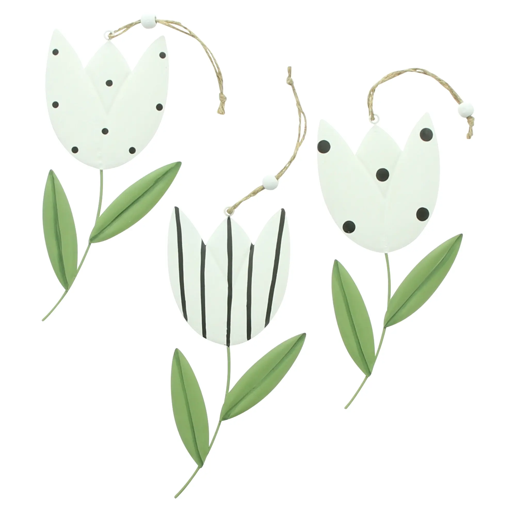 Blumenhänger "Tulpe", 3er Set  im Frank Flechtwaren Online Shop für Ostern kaufen