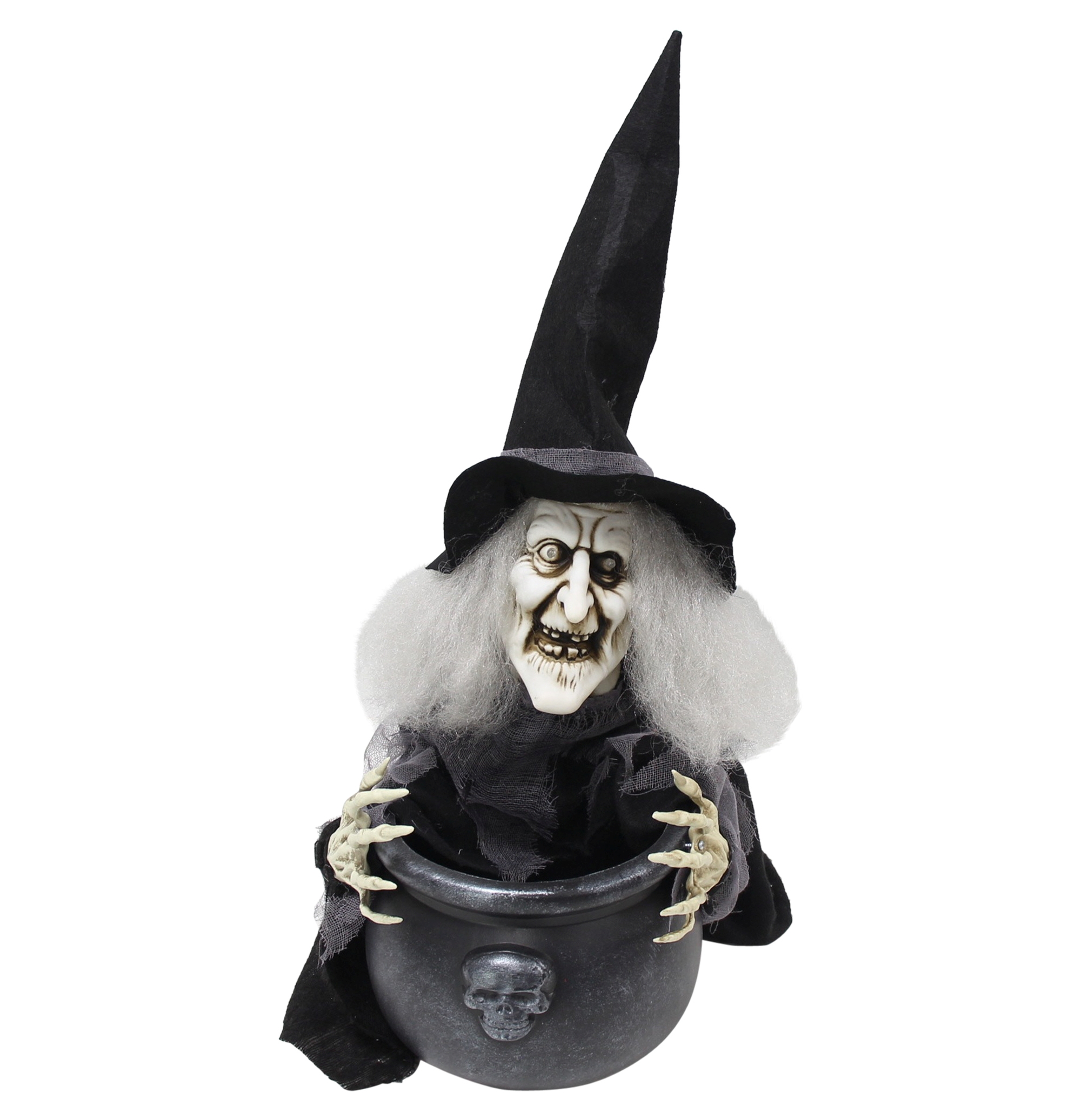 LED-Hexe "Creepy"  im Frank Flechtwaren Online Shop für LED-Deko kaufen