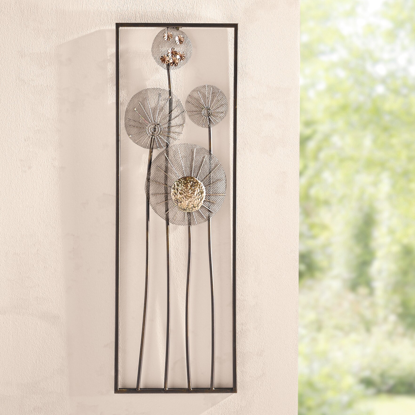 Wanddeko "Flowers"  im Frank Flechtwaren Online Shop kaufen