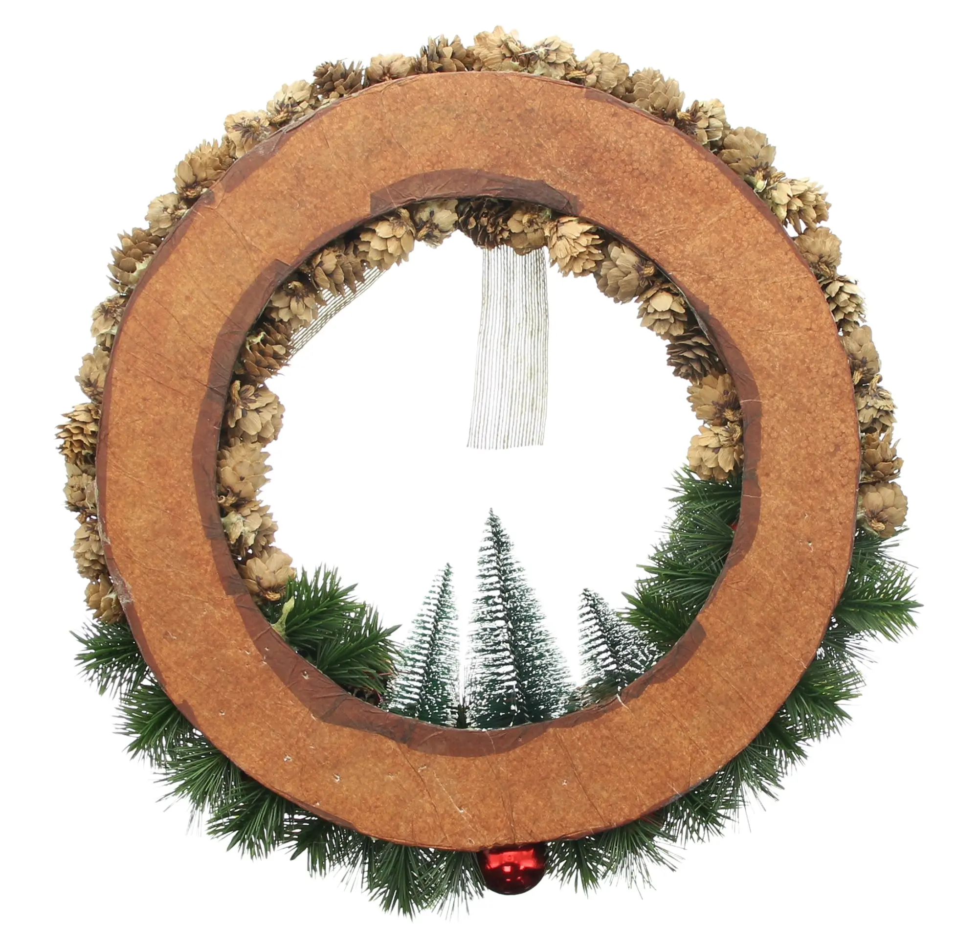 Kranz "Weihnachtswäldchen"  im Frank Flechtwaren Online Shop für Weihnachtliche Kränze kaufen