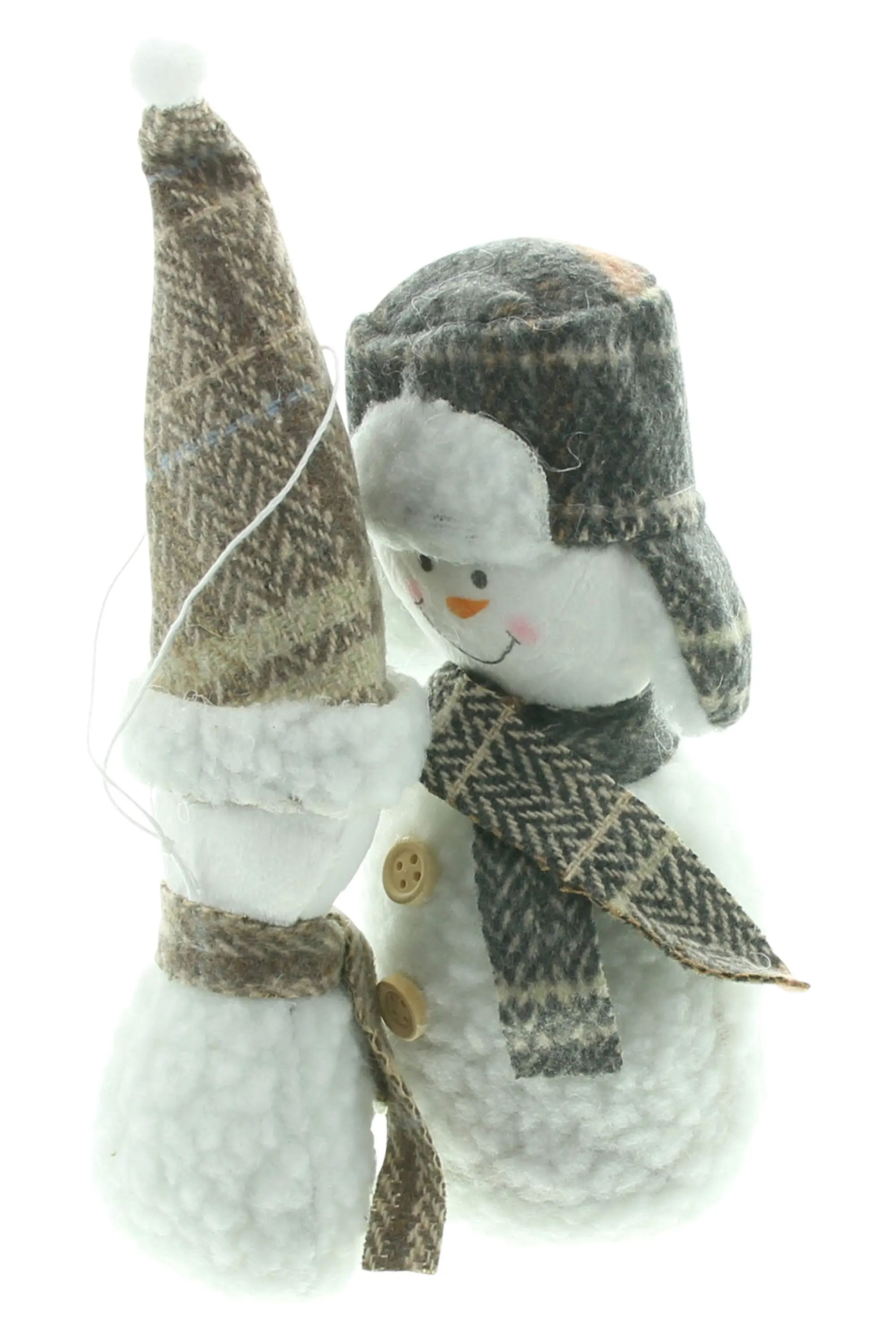 Schneemann "Mütze &amp; Schal", 2er Set  im Frank Flechtwaren Online Shop für Weihnachten kaufen
