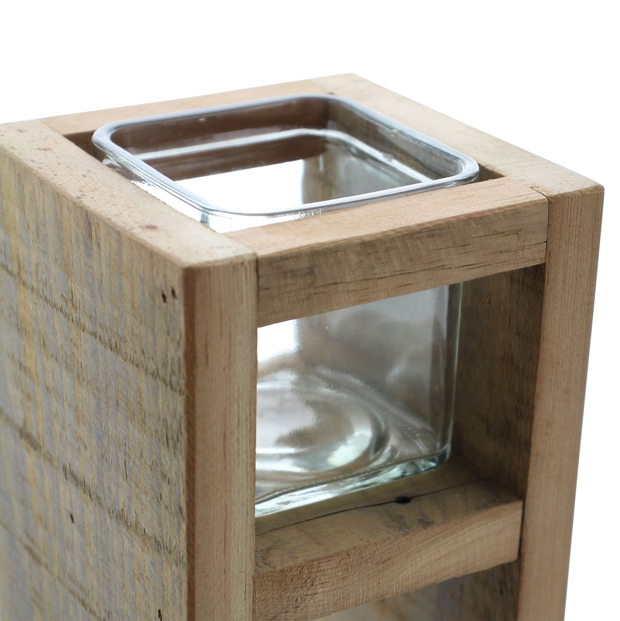 Windlichtsäule "Wood", 2er Set im Frank Flechtwaren Online Shop für Ostern kaufen Windlichtsäule "Wood", 2er Set im Frank Flechtwaren Online Shop für Ostern kaufen