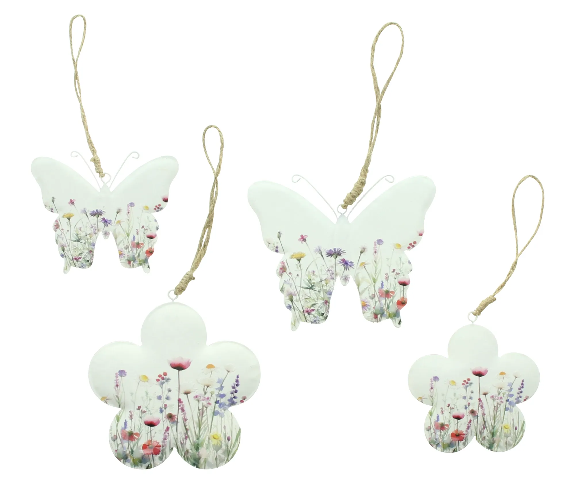Hänger "Frühlingswiese", 4er Set  im Frank Flechtwaren Online Shop für Österliche Dekohänger kaufen