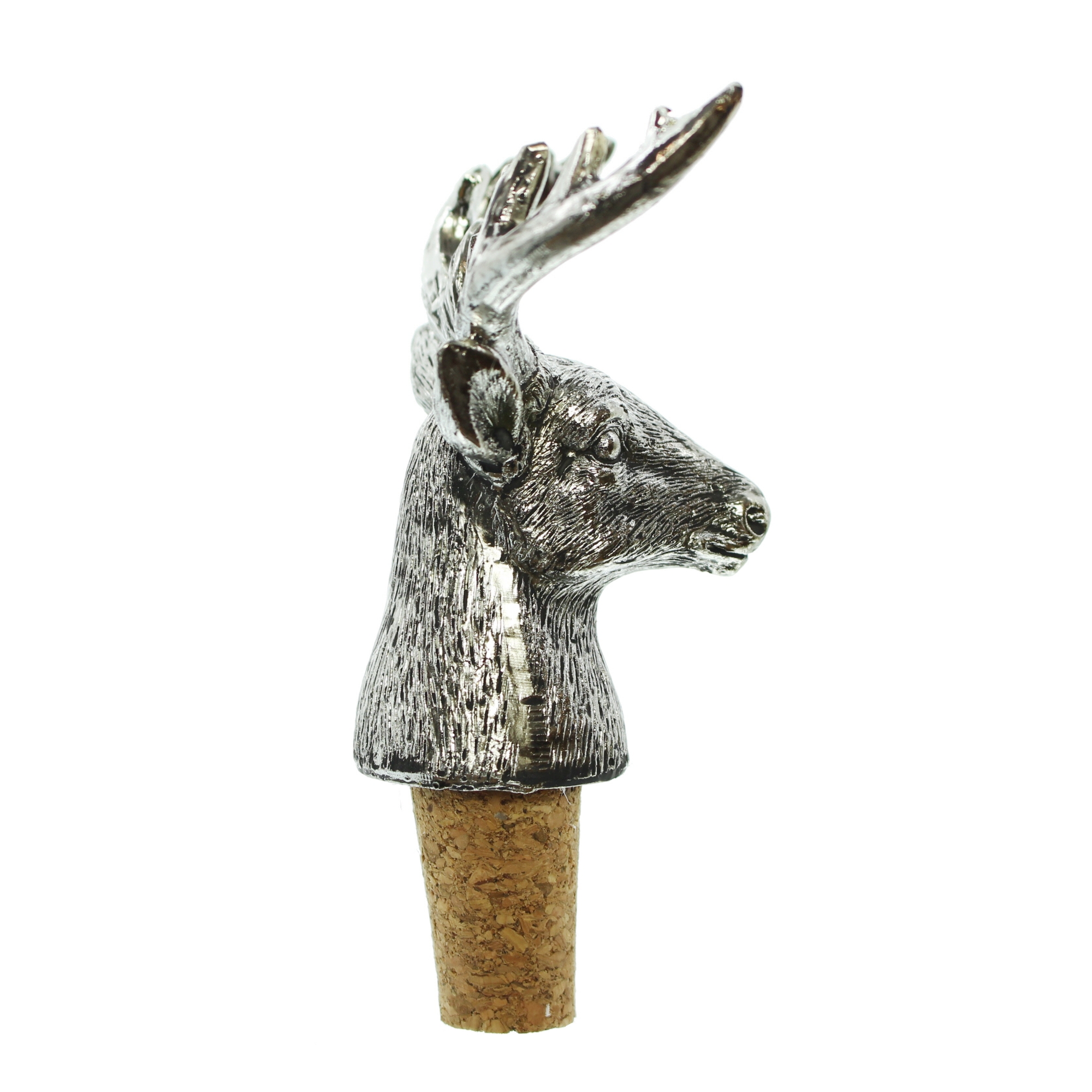 Flaschenkorken "Silberhirsch", 2er Set im Frank Flechtwaren Online Shop für Herbst kaufen Flaschenkorken "Silberhirsch", 2er Set im Frank Flechtwaren Online Shop für Herbst kaufen