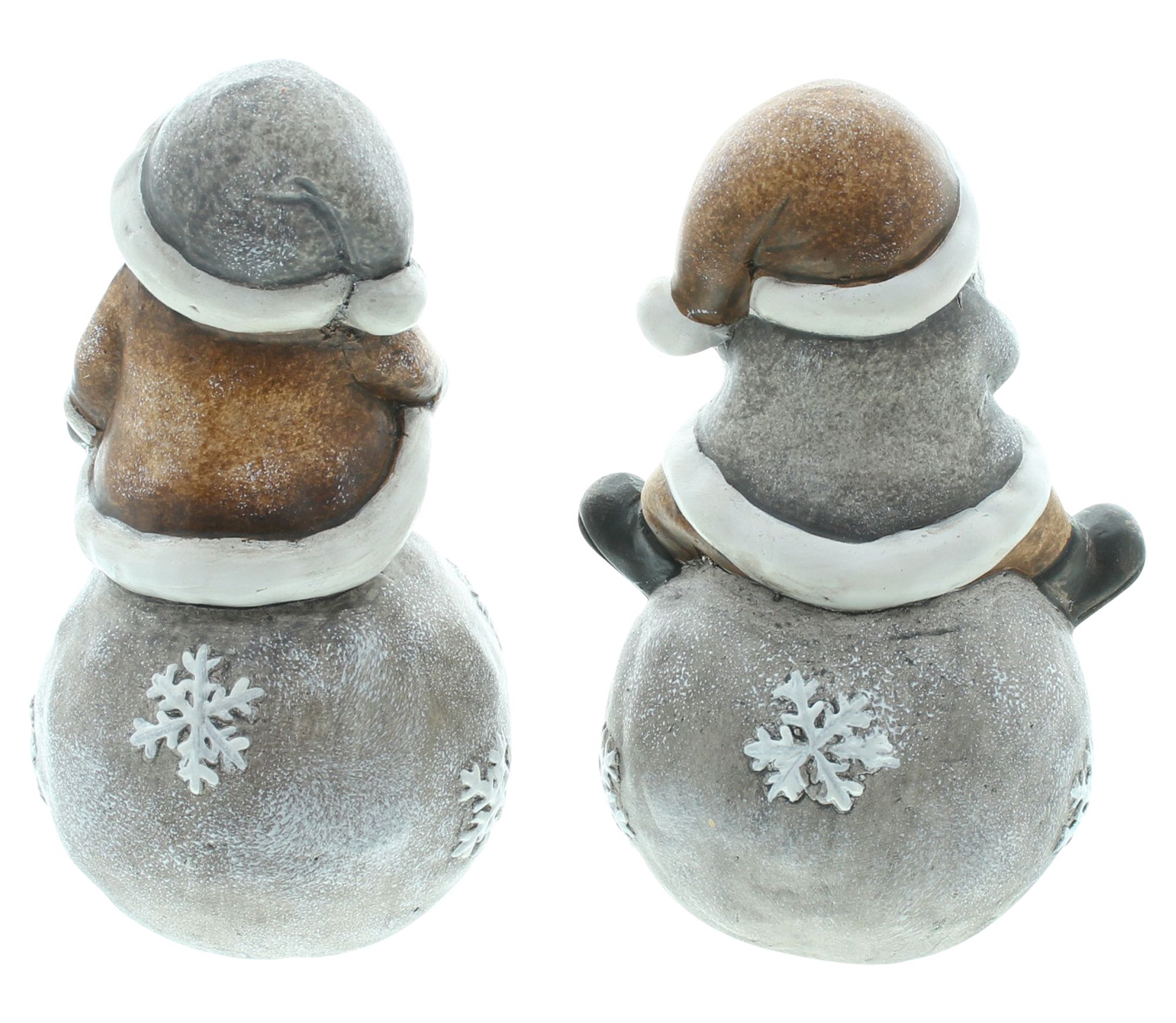 Santa "LED-Kugel", 2er Set  im Frank Flechtwaren Online Shop für Weihnachten kaufen
