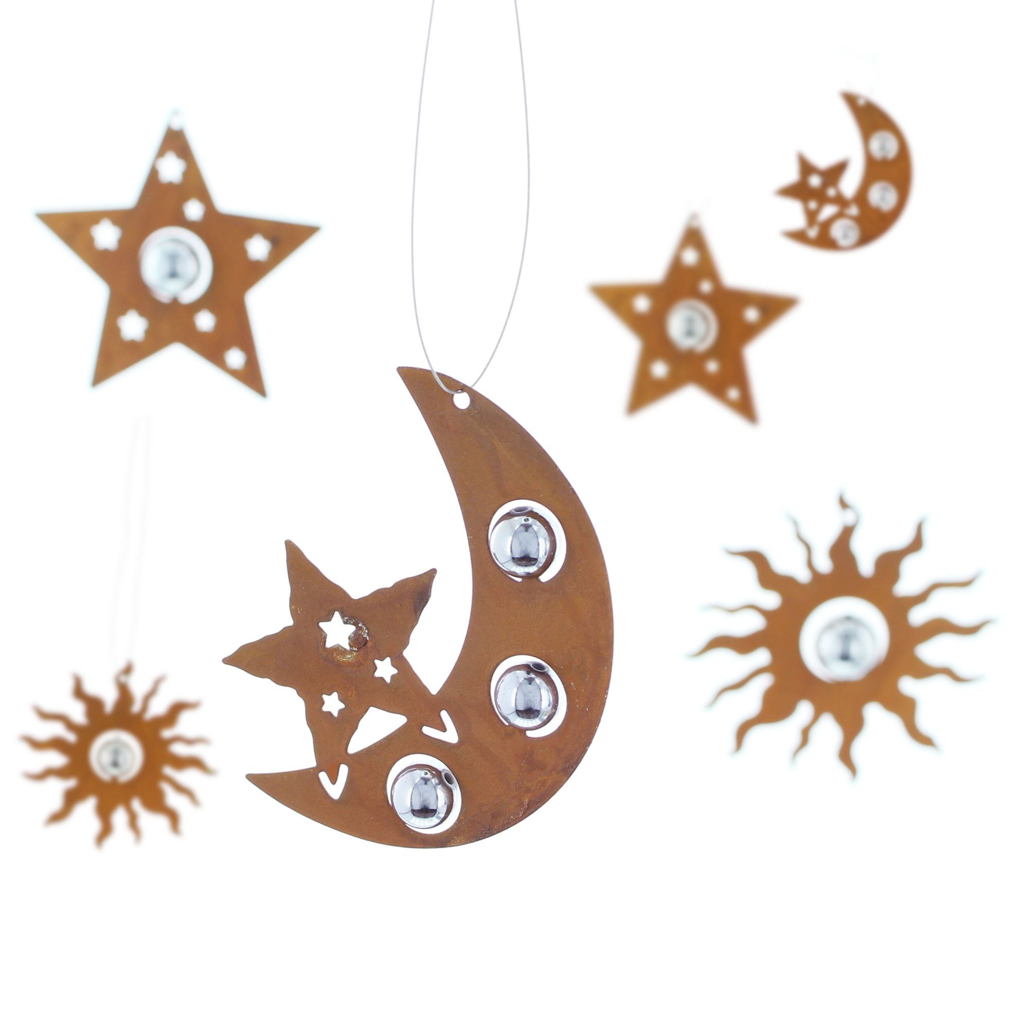 Hänger "Rostoptik", 6er Set im Frank Flechtwaren Online Shop für Weihnachten kaufen Hänger "Rostoptik", 6er Set im Frank Flechtwaren Online Shop für Weihnachten kaufen
