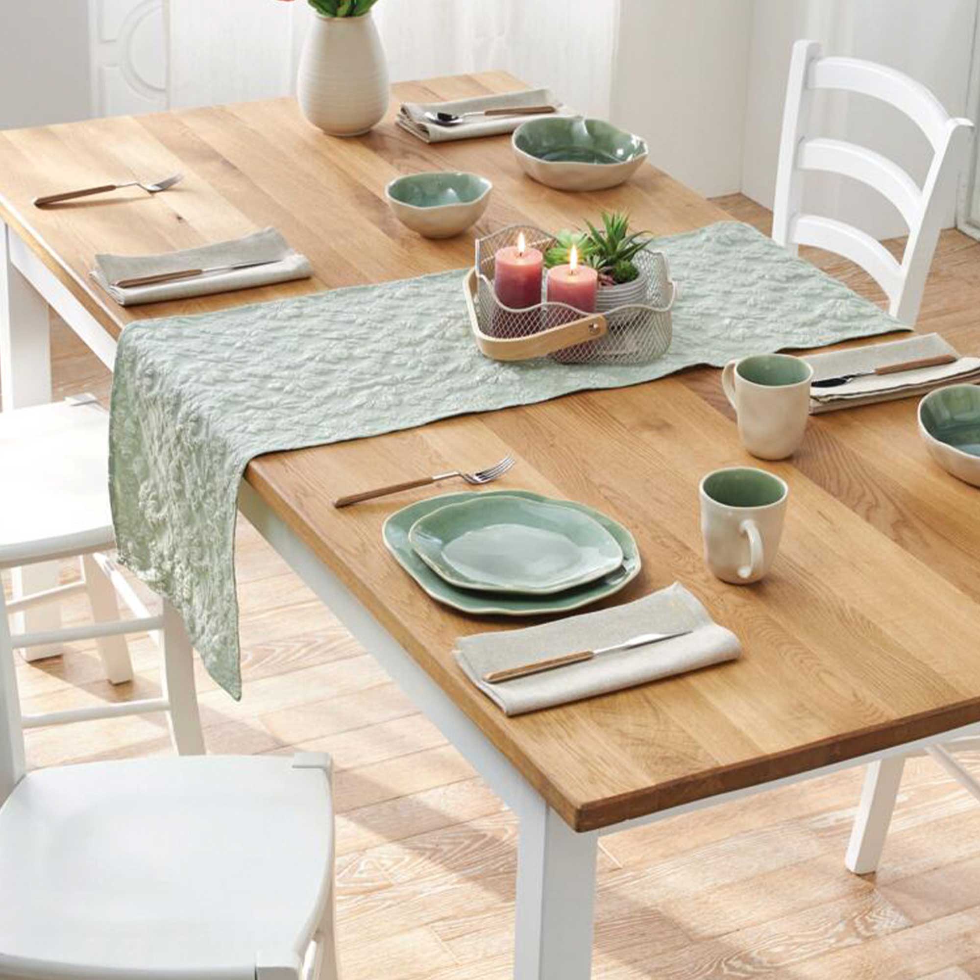 Tischläufer "Lindengrün"  im Frank Flechtwaren Online Shop kaufen