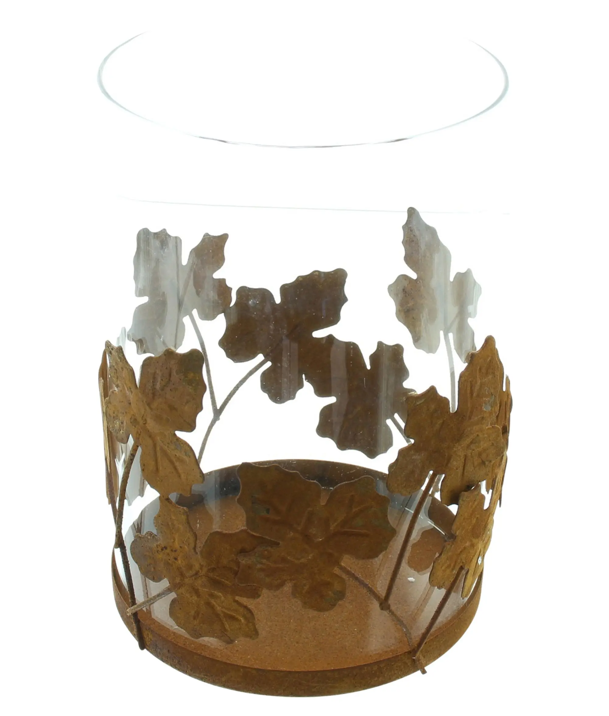 Windlicht "Herbstblatt"  im Frank Flechtwaren Online Shop für Windlichter kaufen