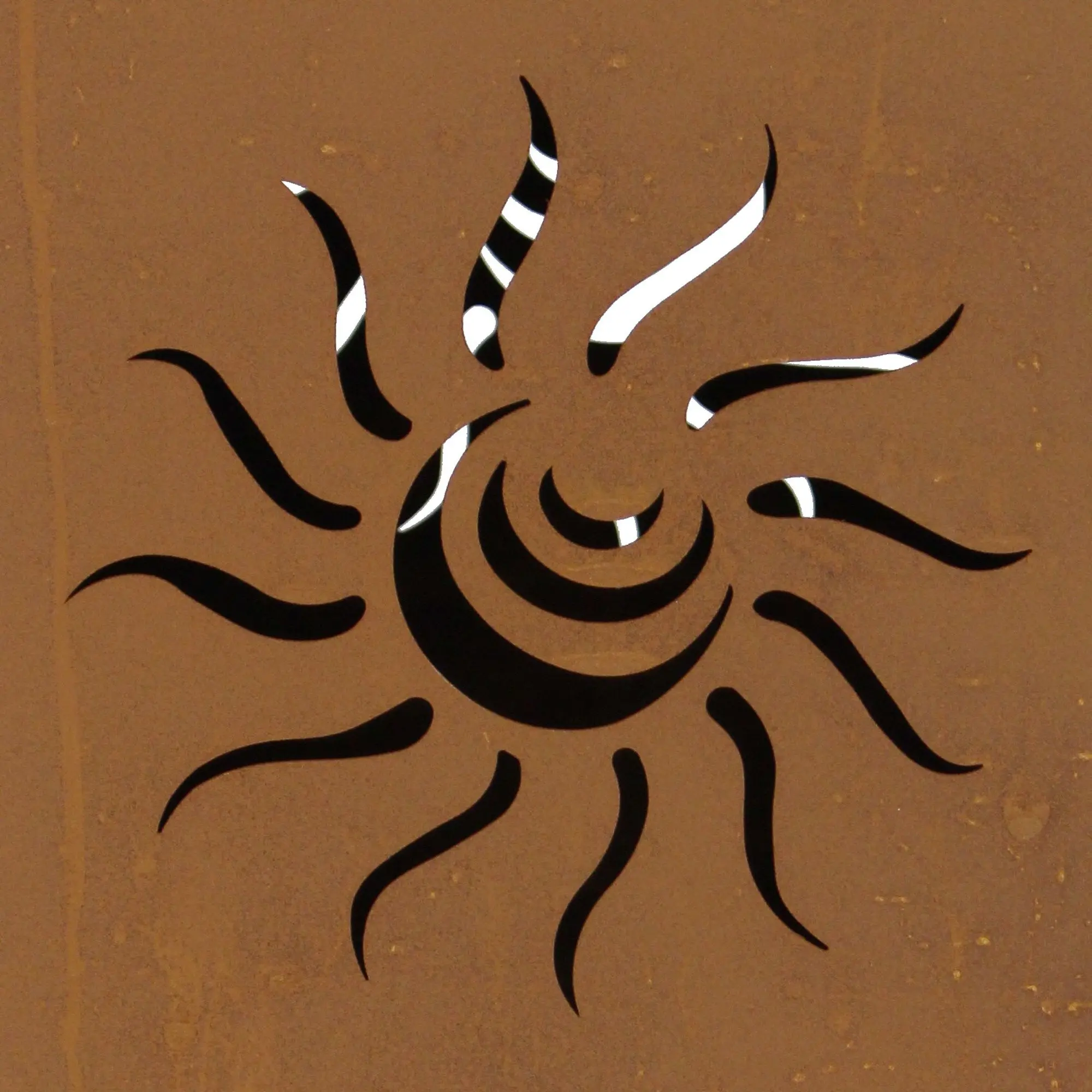 Säule "Sonne", 2tlg.  im Frank Flechtwaren Online Shop für Feuerschalen kaufen