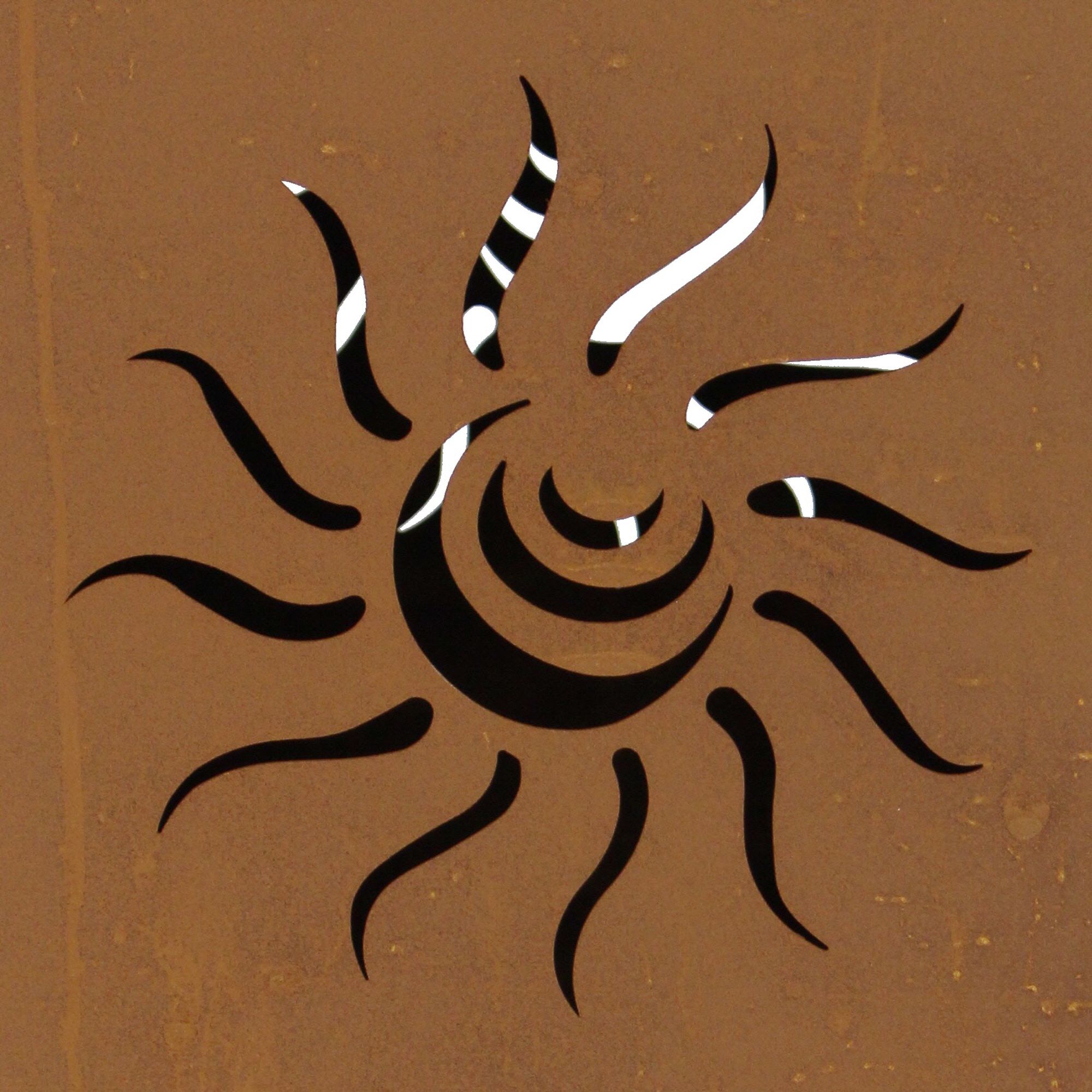 Säule "Sonne", 2tlg. im Frank Flechtwaren Online Shop für Feuerschalen kaufen Säule "Sonne", 2tlg. im Frank Flechtwaren Online Shop für Feuerschalen kaufen