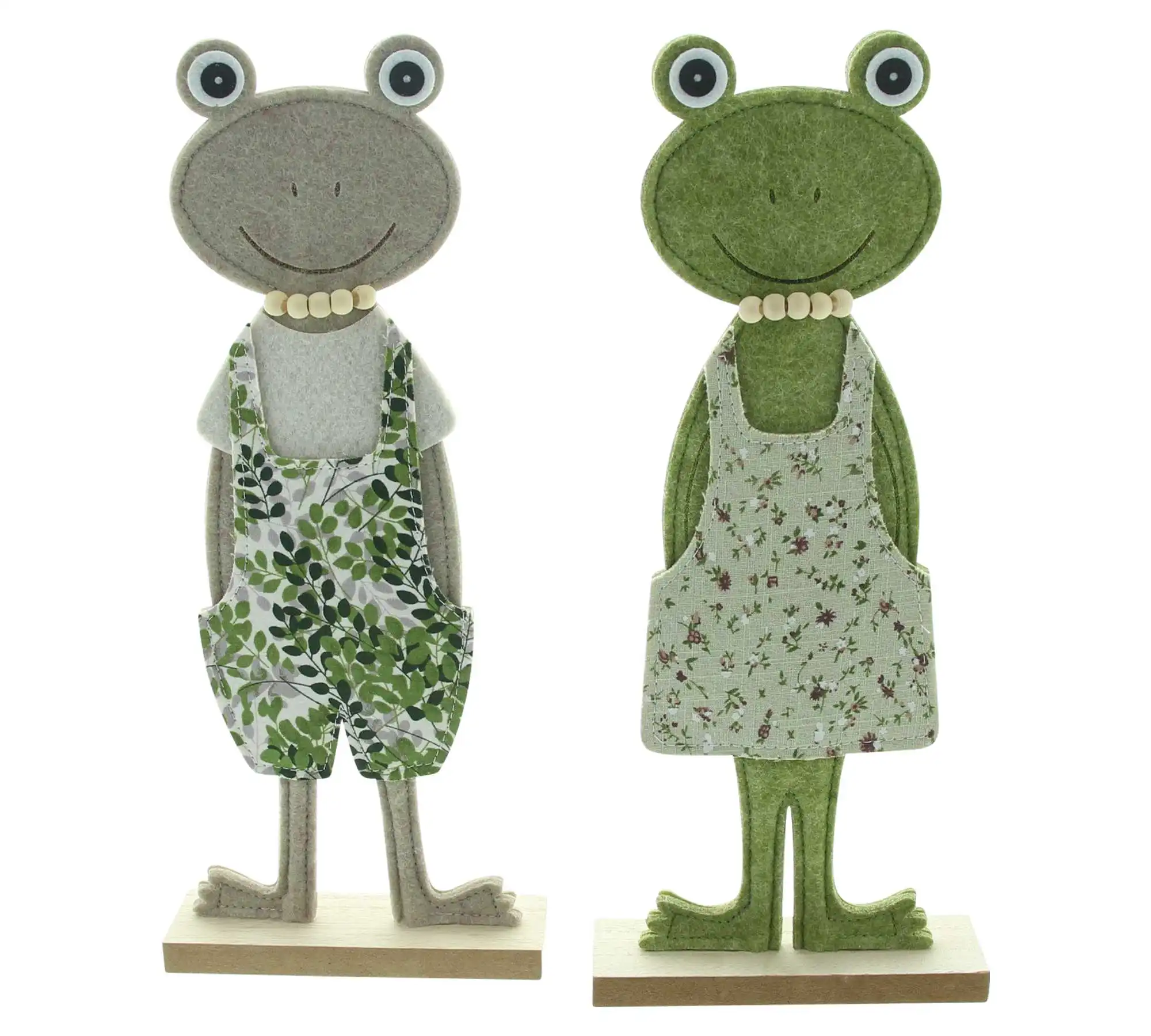 Frosch "Casual", 2er Set  im Frank Flechtwaren Online Shop für Ostern kaufen
