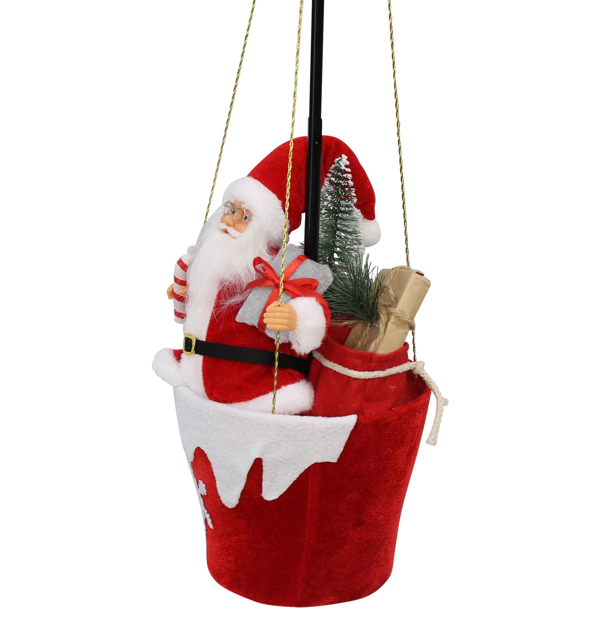 Heißluftballon "Santa"  im Frank Flechtwaren Online Shop für Weihnachtsmänner kaufen
