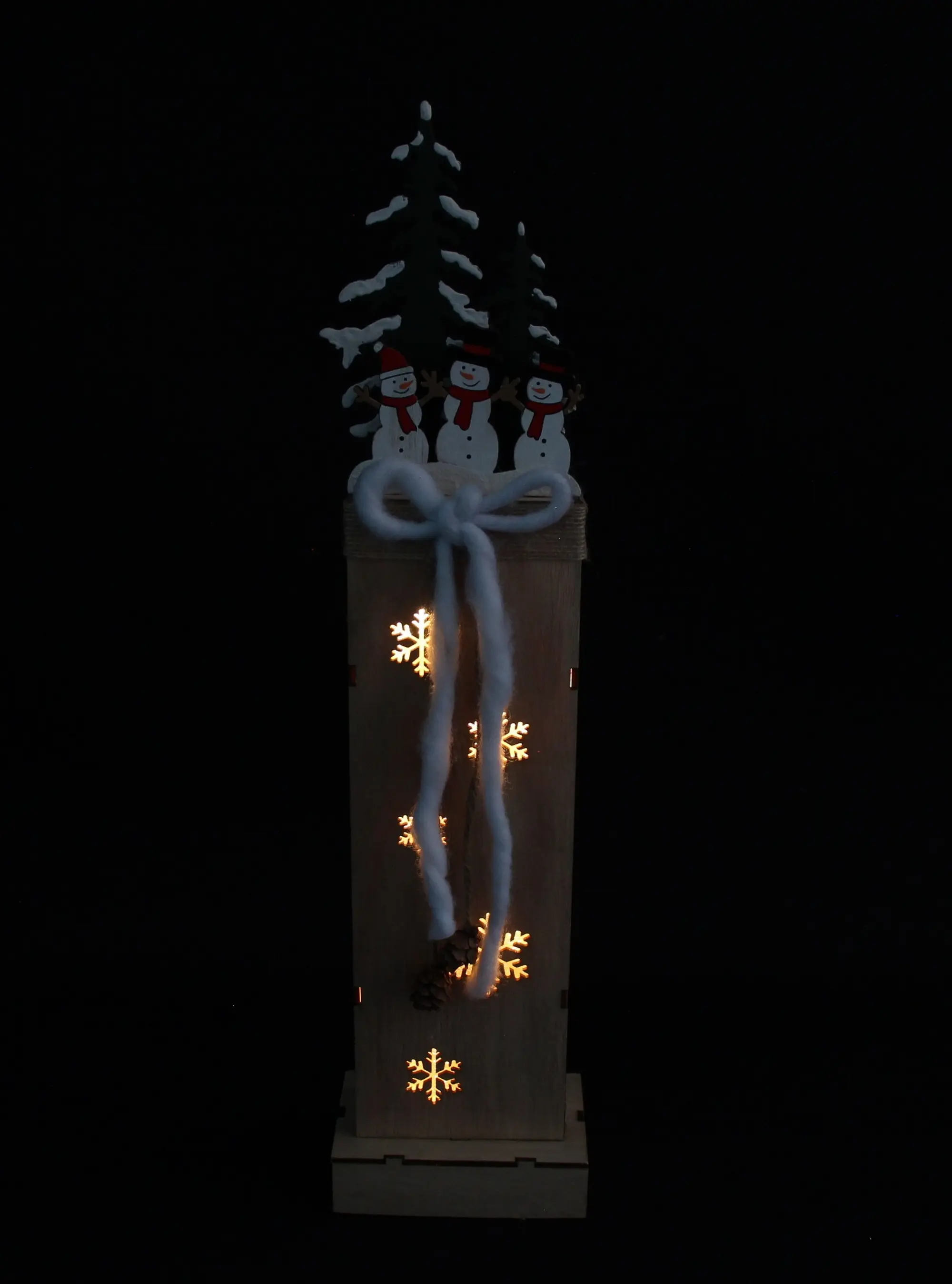 LED-Säule "Schneemänner im Wald" im Frank Flechtwaren Online Shop für Weihnachten kaufen LED-Säule "Schneemänner im Wald" im Frank Flechtwaren Online Shop für Weihnachten kaufen