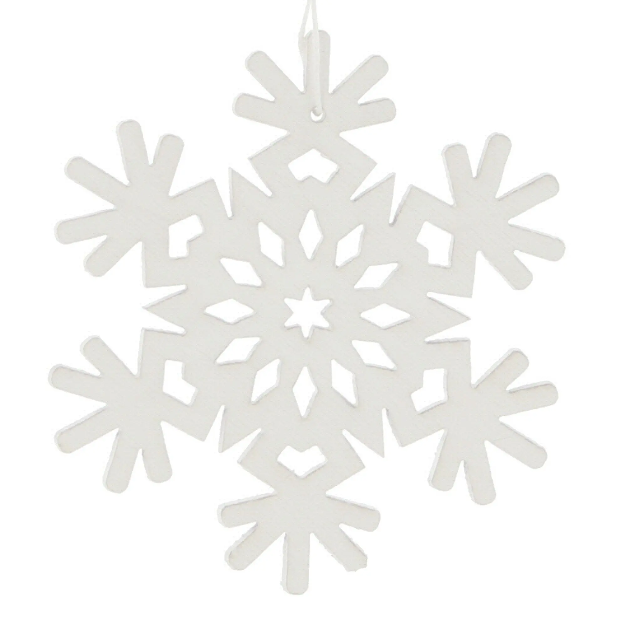 Hänger "Schneeflocke", 18er Set  im Frank Flechtwaren Online Shop für Baumschmuck kaufen