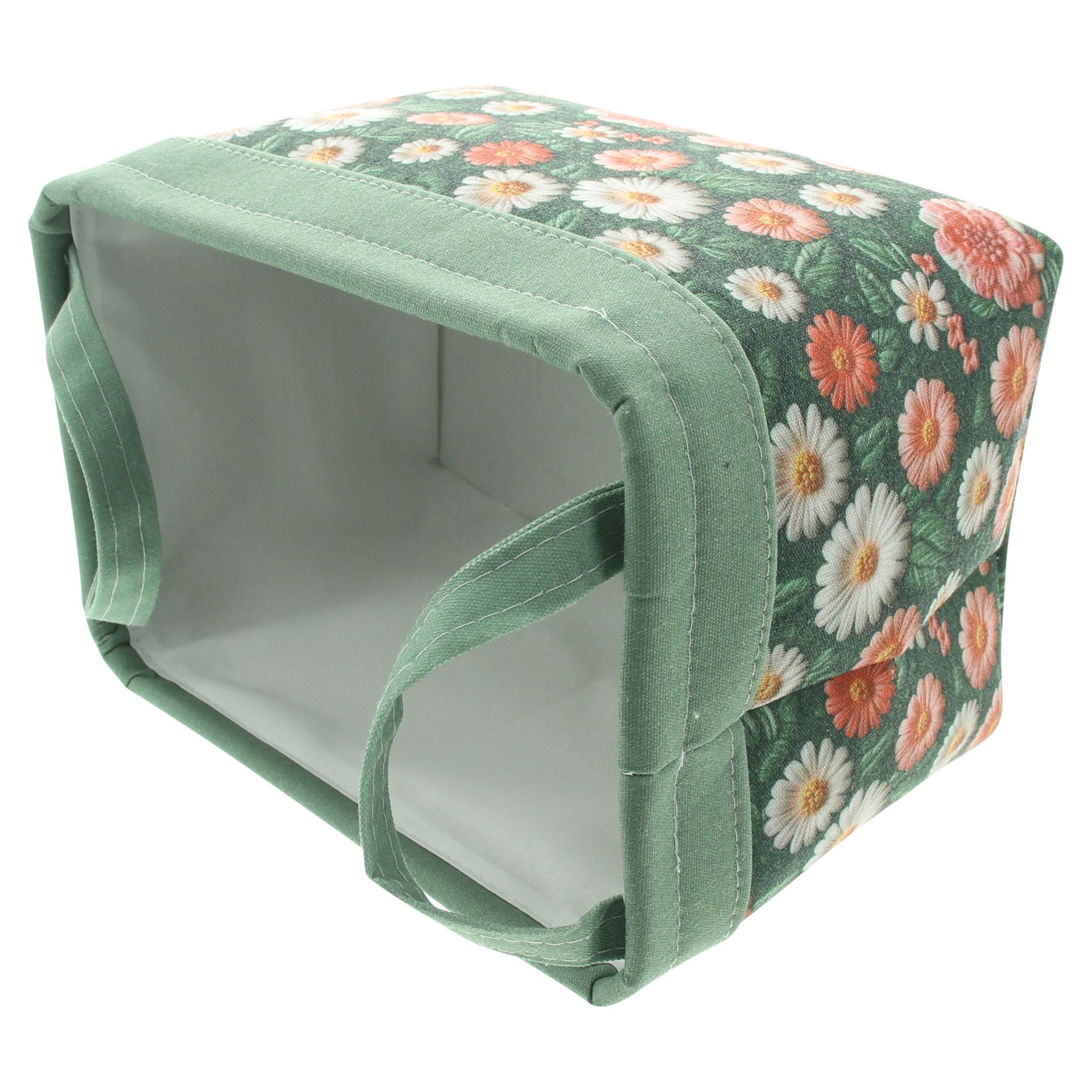 Stoffkorb "Blumen", klein  im Frank Flechtwaren Online Shop für Gerade eingetroffen kaufen