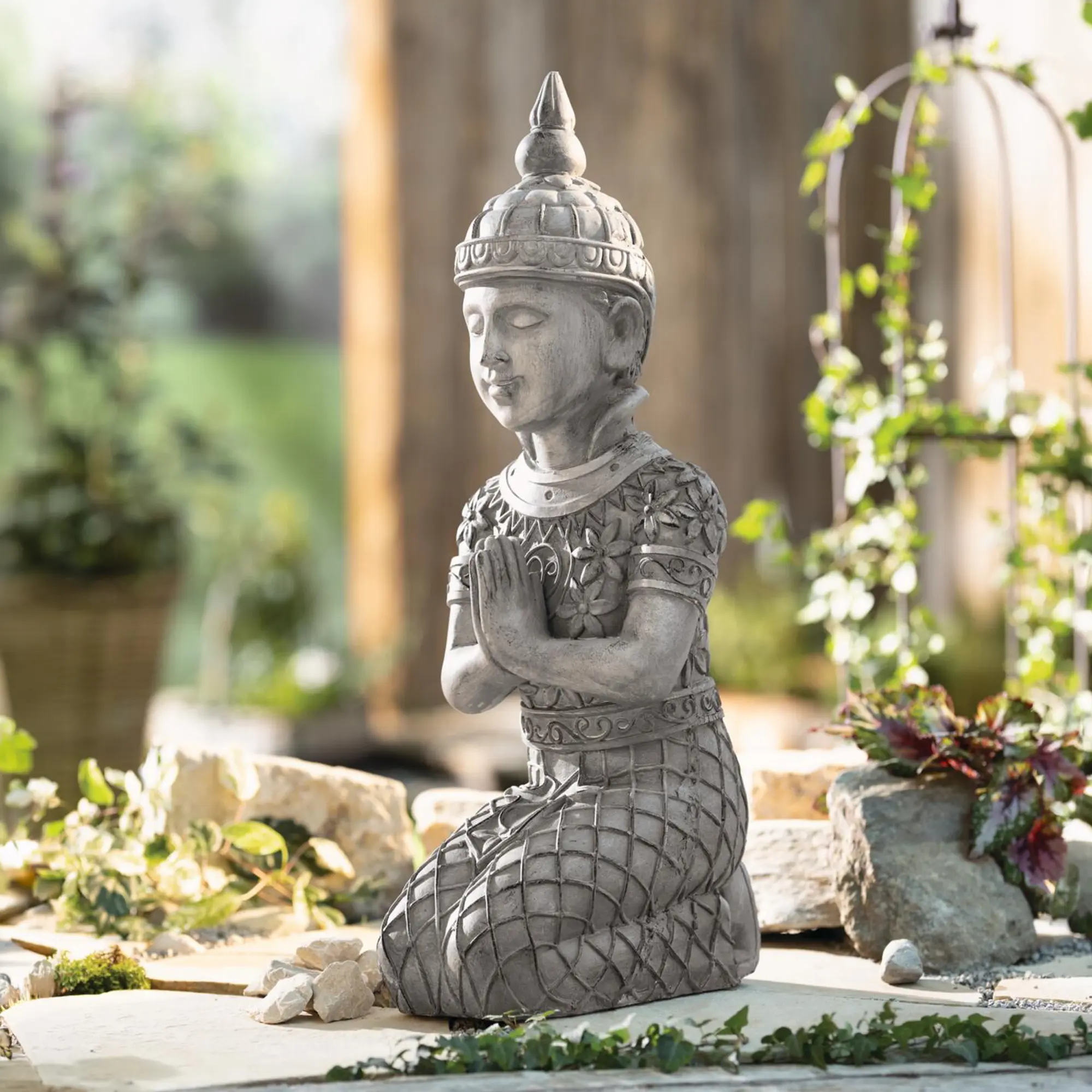 Dekofigur "Hindu-Buddha"  im Frank Flechtwaren Online Shop kaufen
