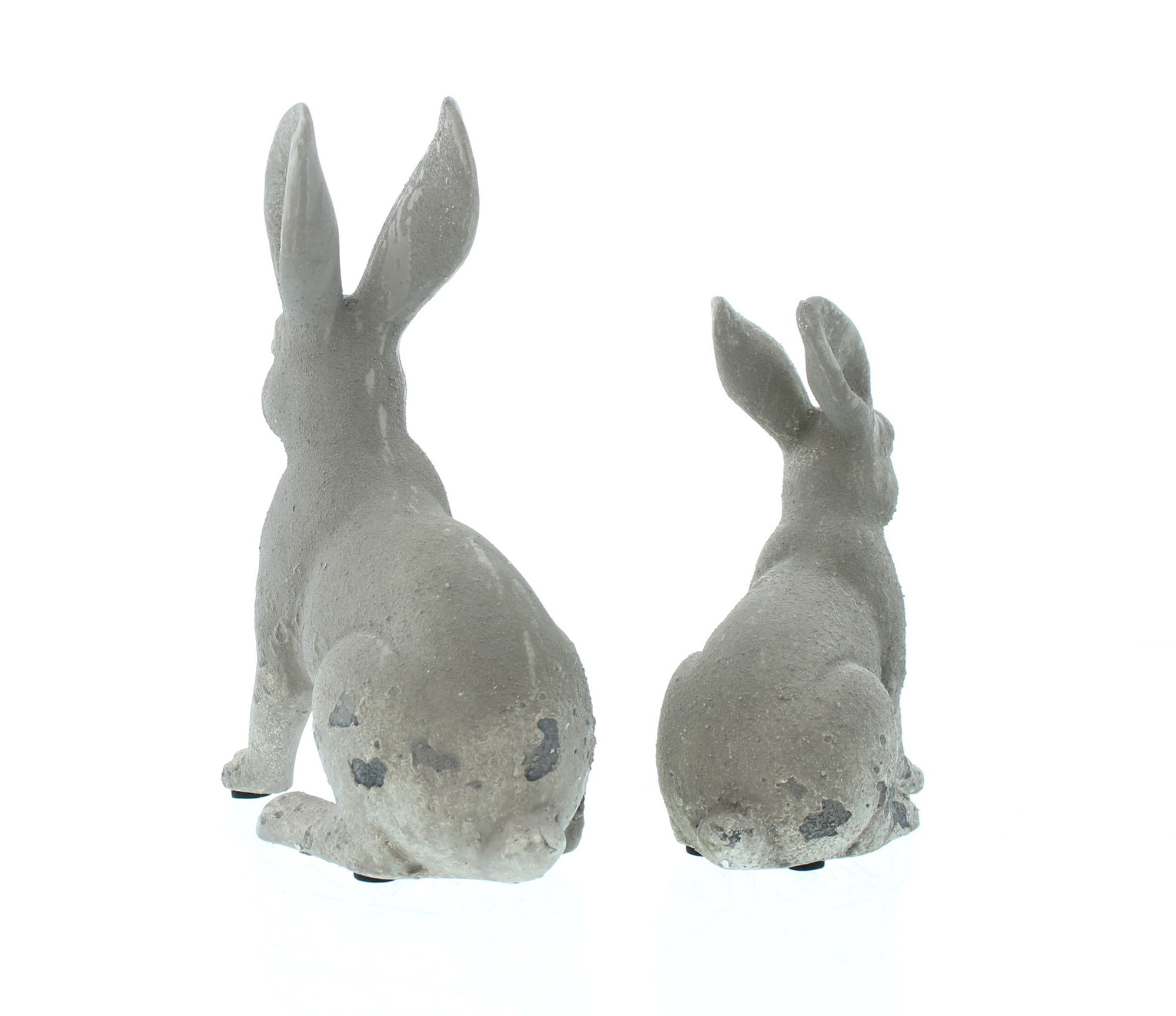 Hase "Beton-Style", 2er Set, B-Ware im Frank Flechtwaren Online Shop für Ostern kaufen Hase "Beton-Style", 2er Set, B-Ware im Frank Flechtwaren Online Shop für Ostern kaufen