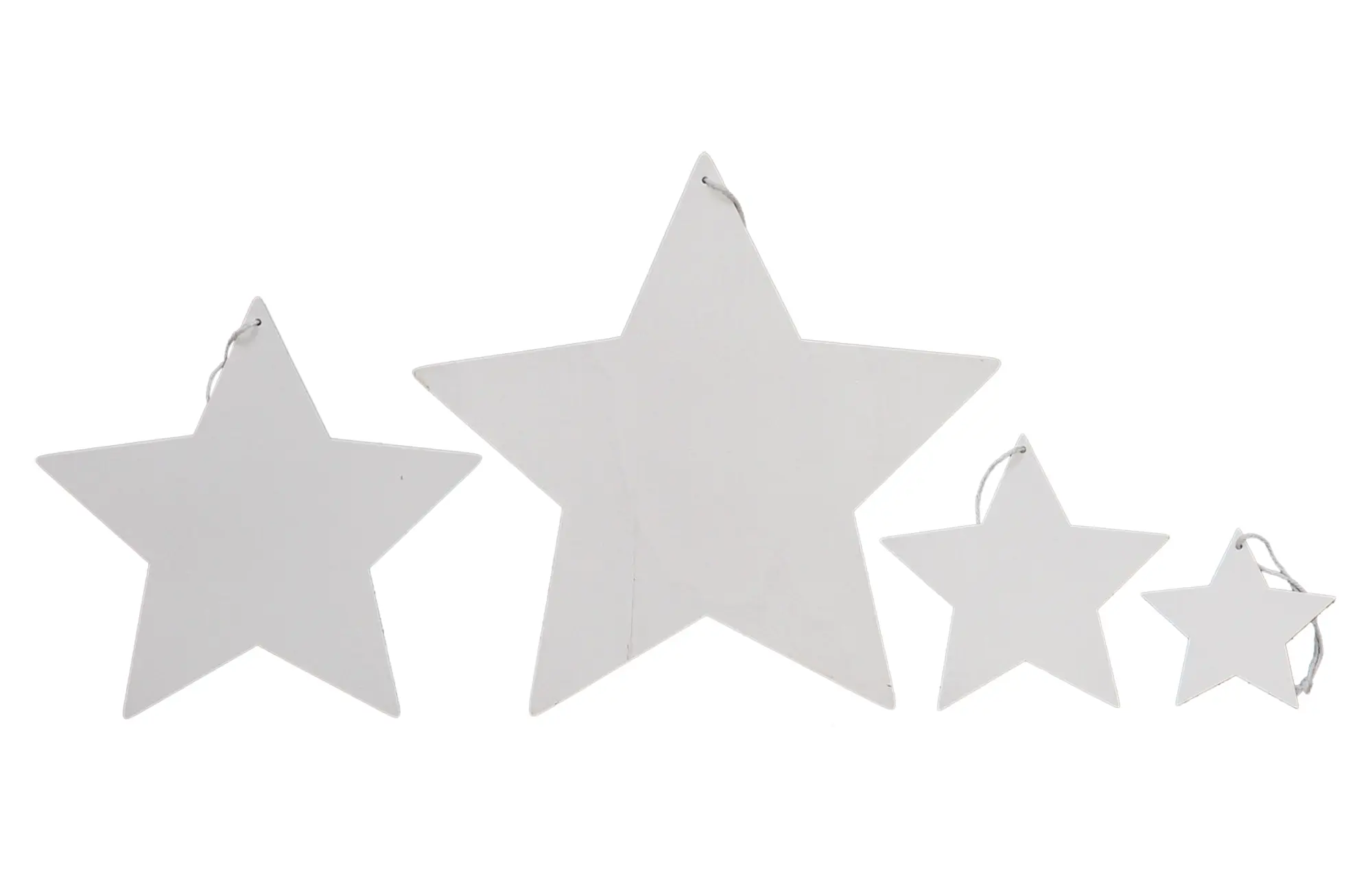 Sternhänger "White", 4er Set im Frank Flechtwaren Online Shop für Baumschmuck kaufen Sternhänger "White", 4er Set im Frank Flechtwaren Online Shop für Baumschmuck kaufen