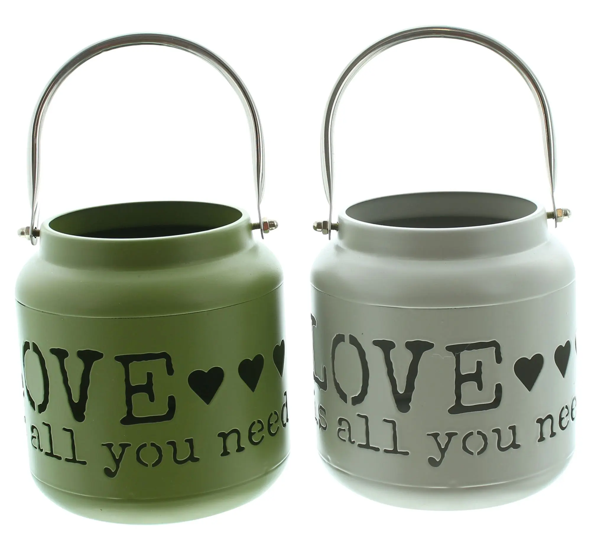 Windlicht "Love", 2er Set  im Frank Flechtwaren Online Shop für Ostern kaufen