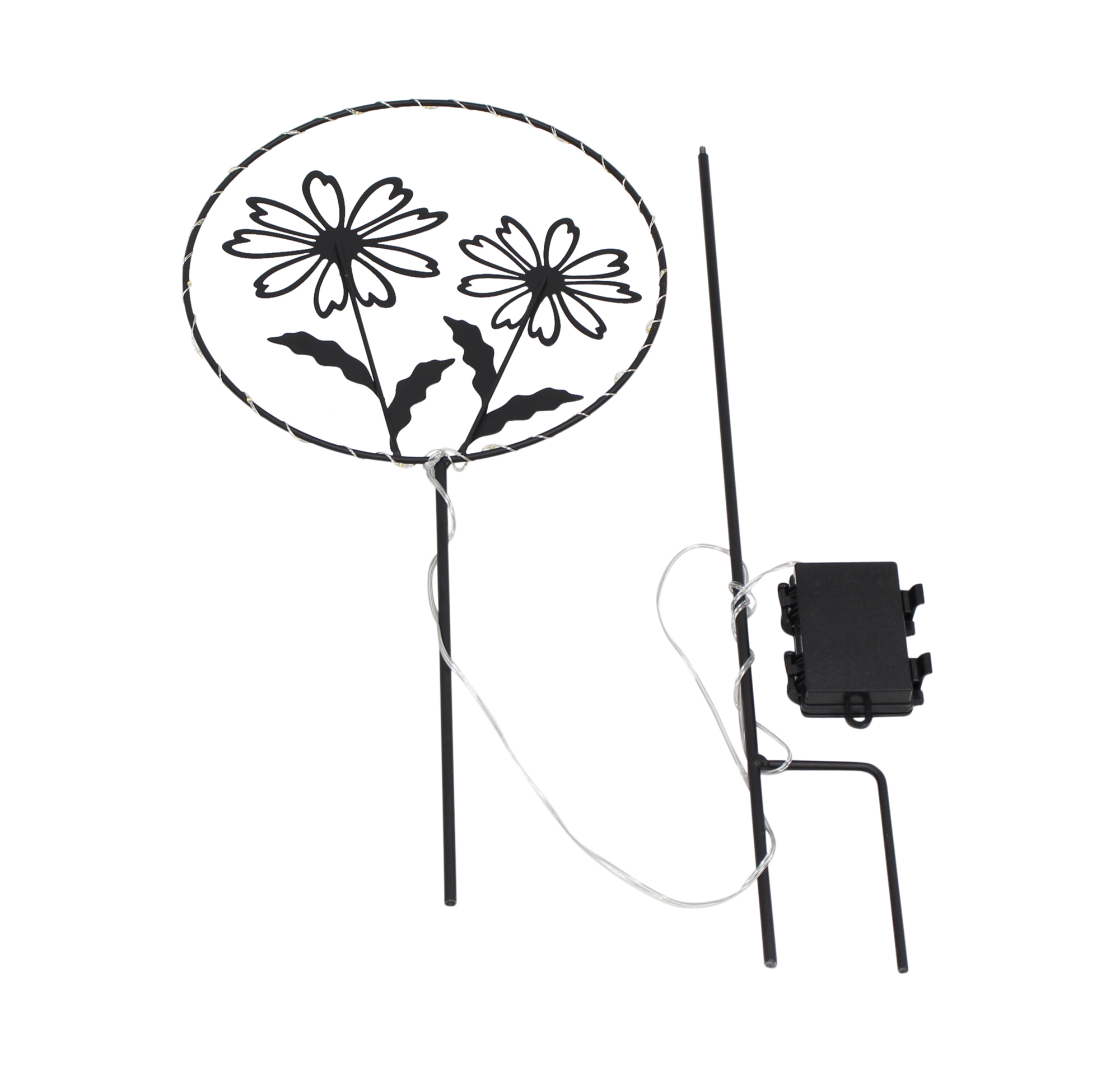 LED-Gartenstecker "Blumen"  im Frank Flechtwaren Online Shop für Gerade eingetroffen kaufen