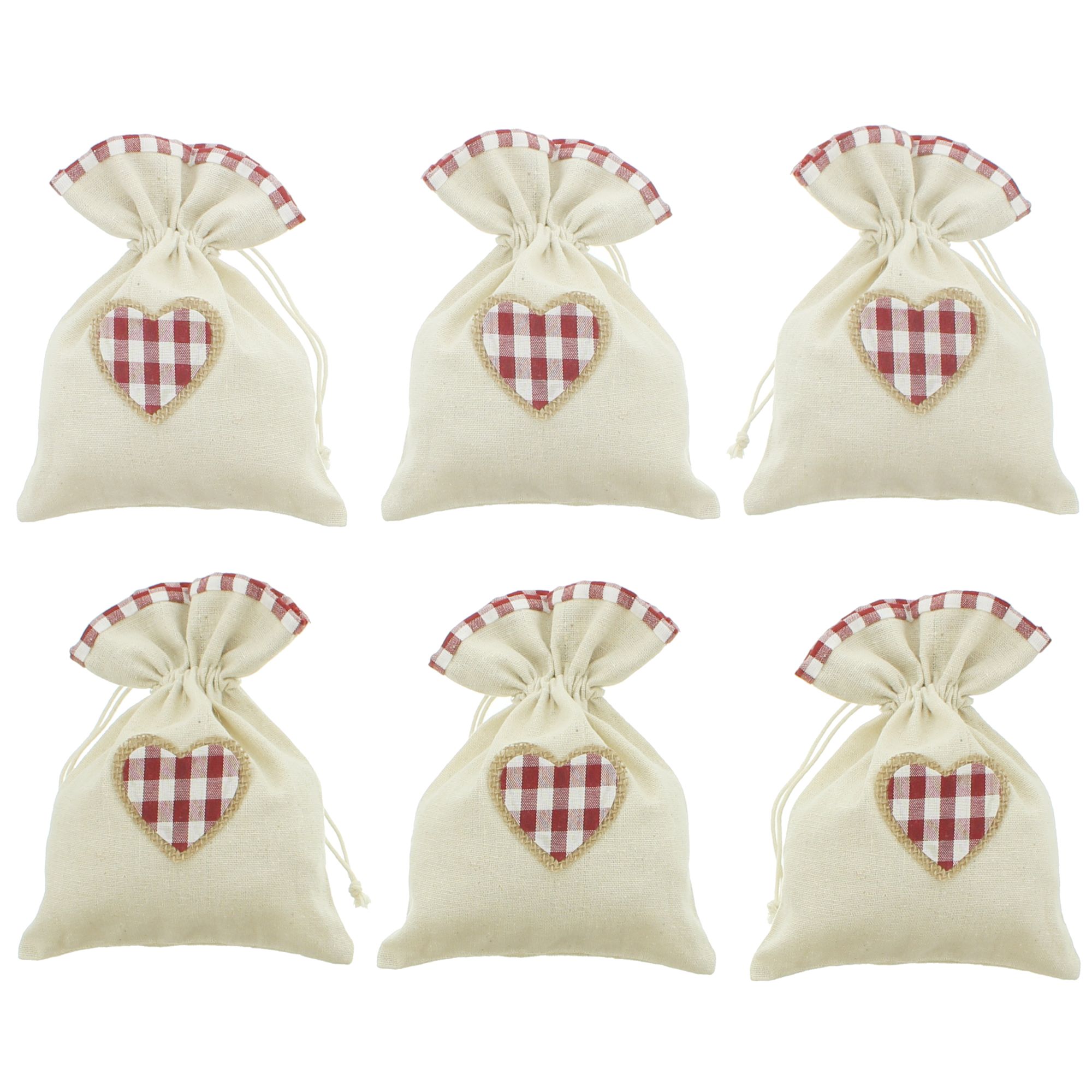 Geschenkbeutel "Landhaus", 6er Set im Frank Flechtwaren Online Shop für Weihnachten kaufen Geschenkbeutel "Landhaus", 6er Set im Frank Flechtwaren Online Shop für Weihnachten kaufen
