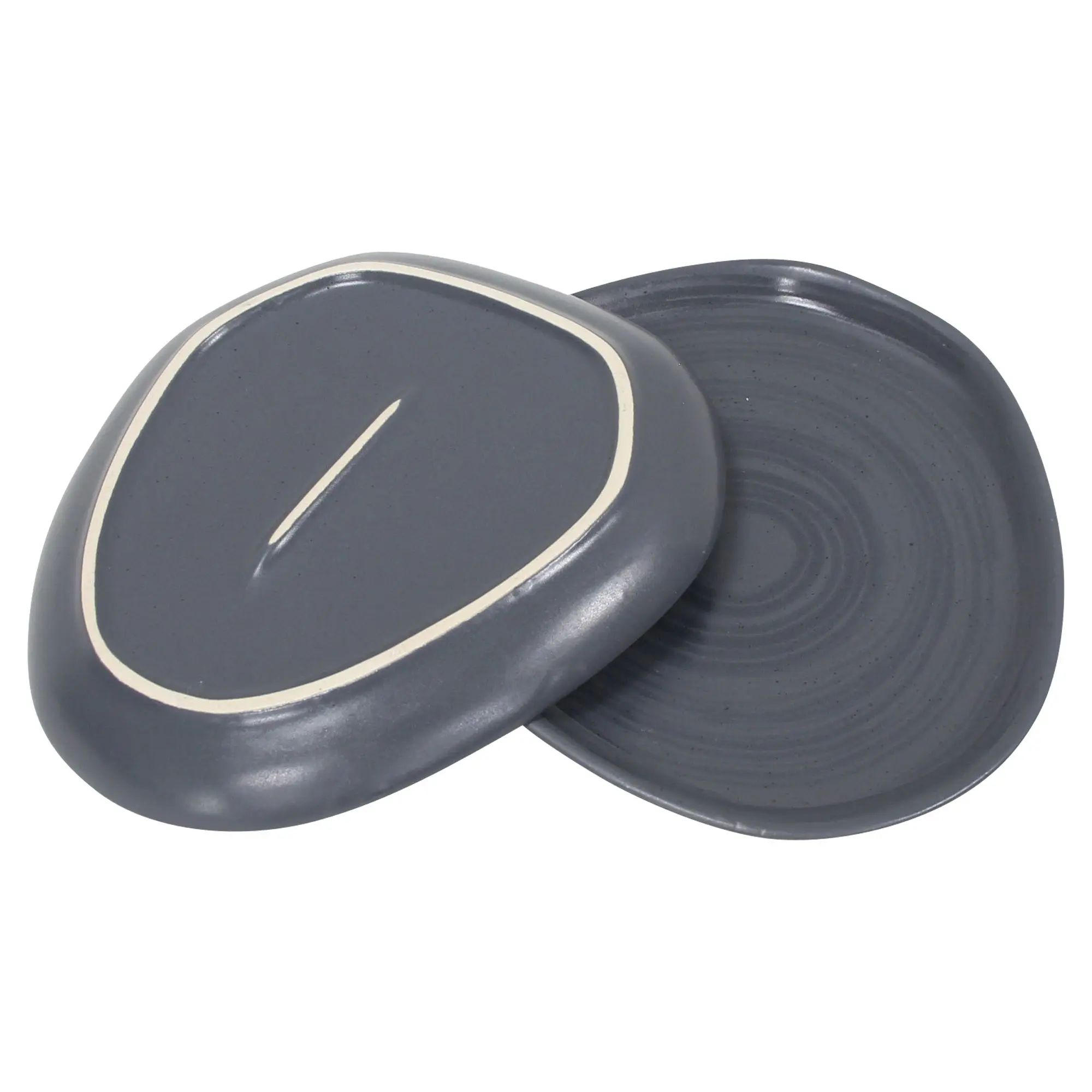 Kleiner Teller "Circle", 2er Set  im Frank Flechtwaren Online Shop für Küche kaufen