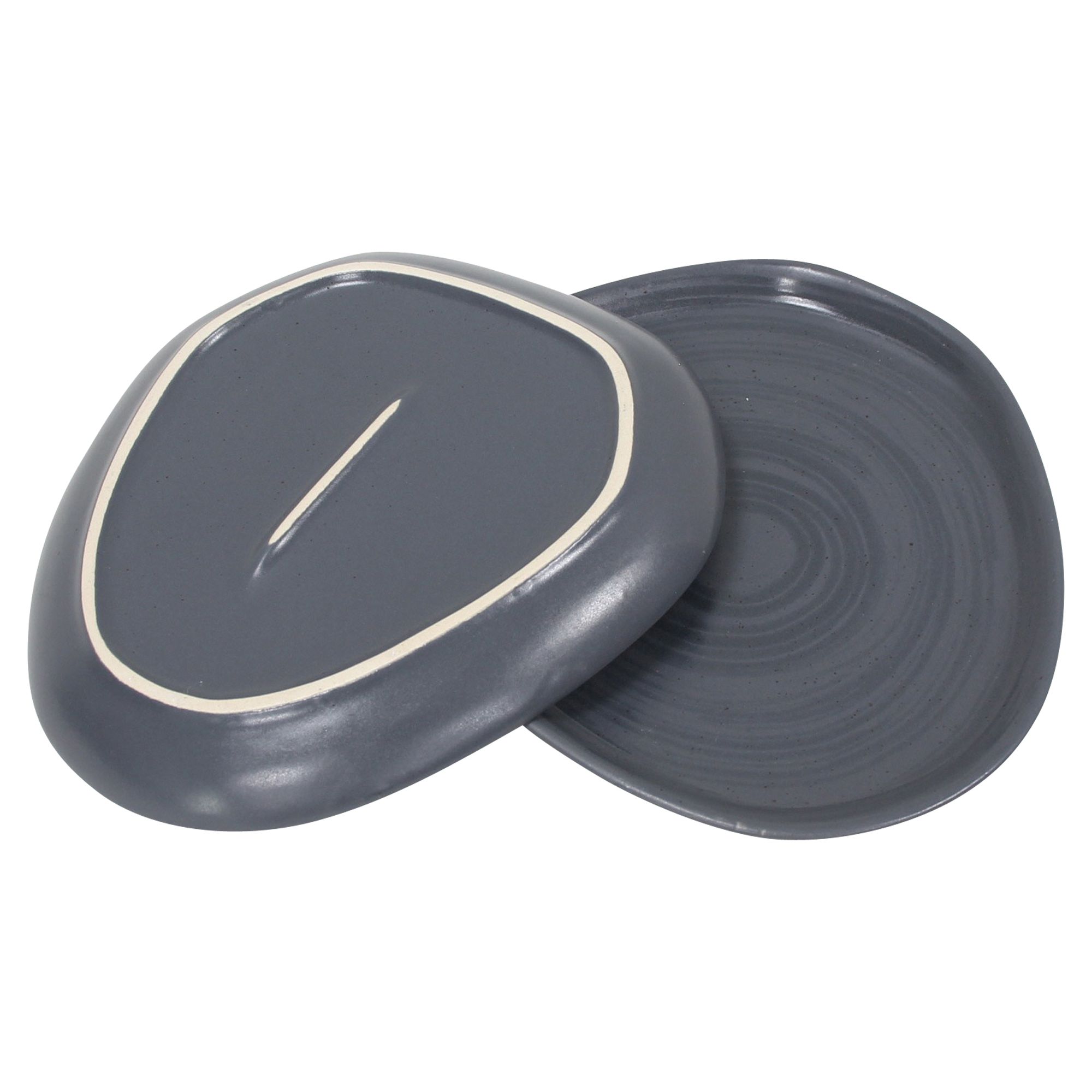 Kleiner Teller "Circle", 2er Set  im Frank Flechtwaren Online Shop für Küche kaufen
