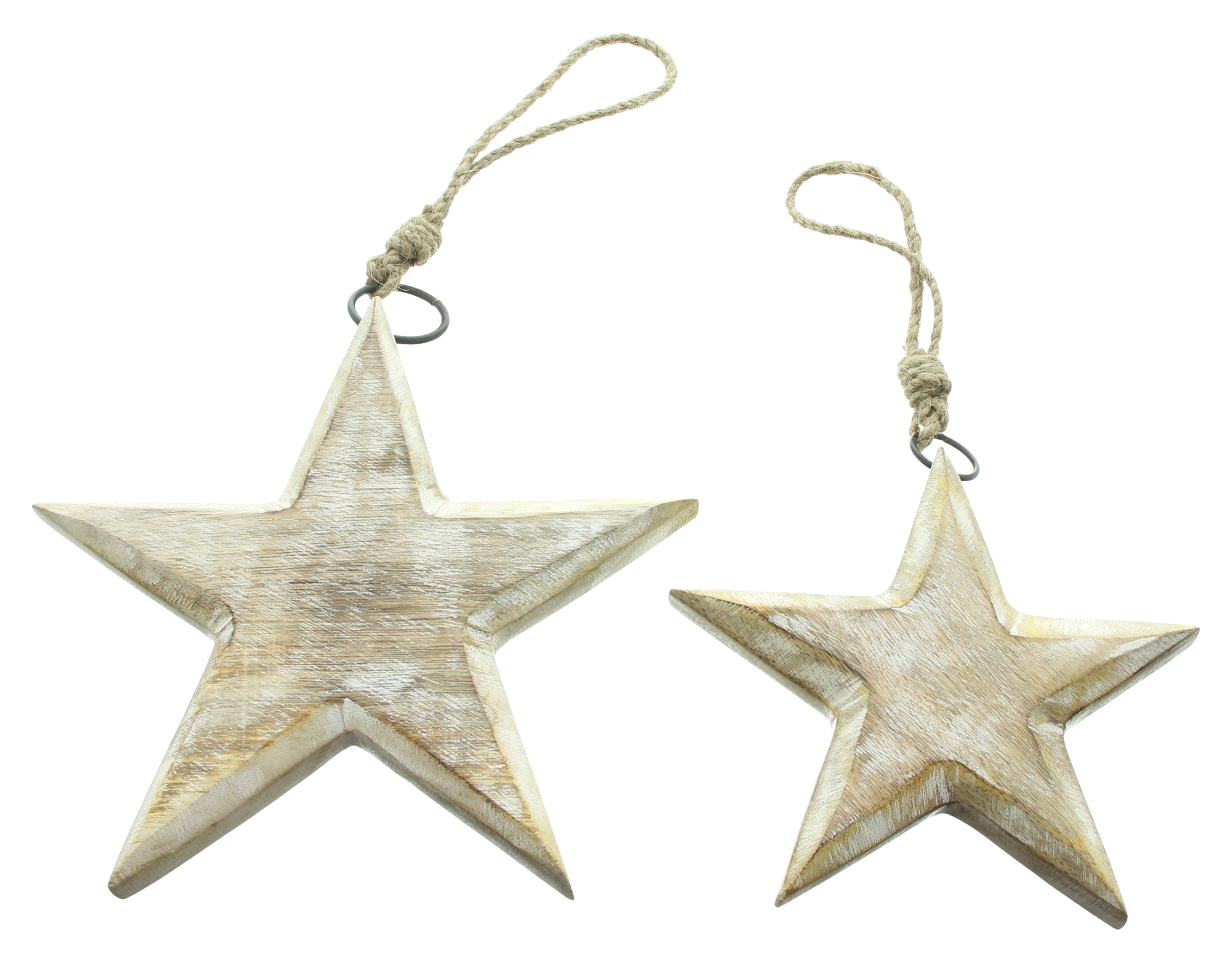 Hänger "Stern", 2er Set  im Frank Flechtwaren Online Shop für Weihnachten kaufen