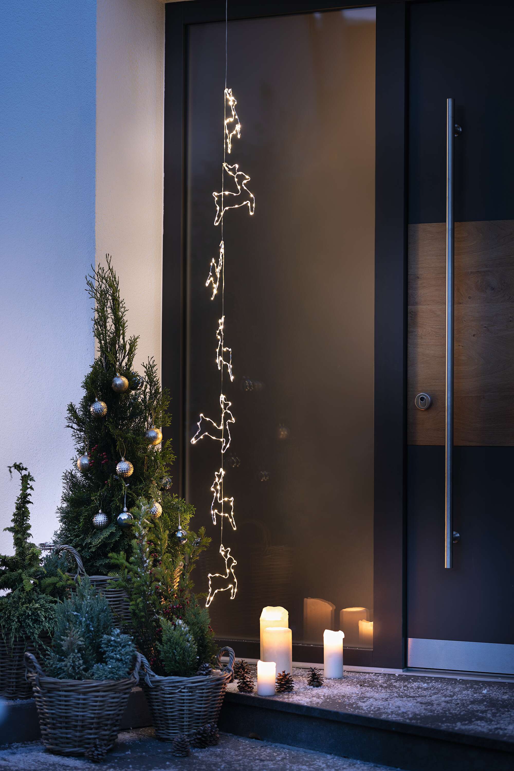 LED-Lichterkette "Rentiere"  im Frank Flechtwaren Online Shop für Titelserie Weihnachten kaufen