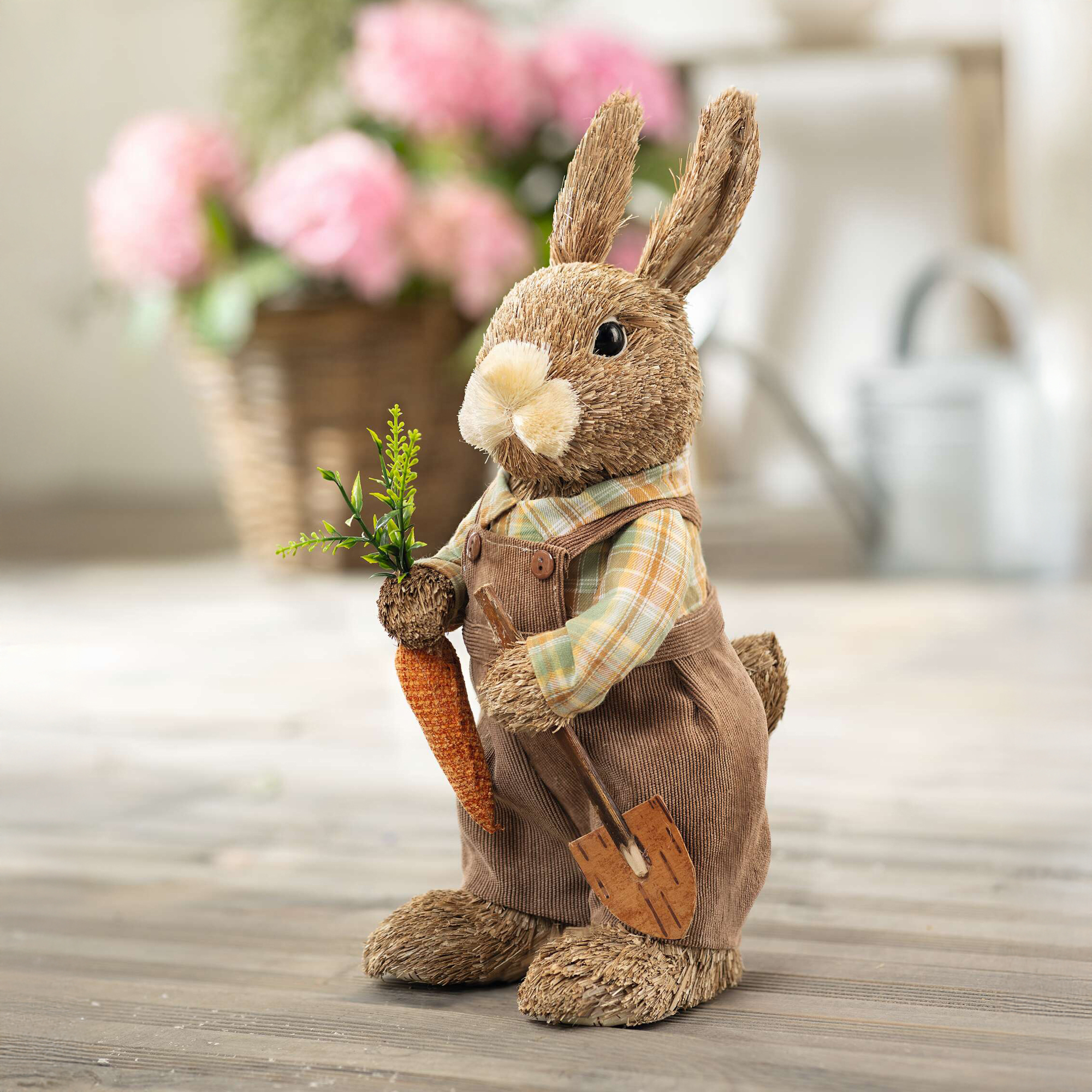 Hasenfigur "Rüdiger"  im Frank Flechtwaren Online Shop für Hasen &amp; Co kaufen