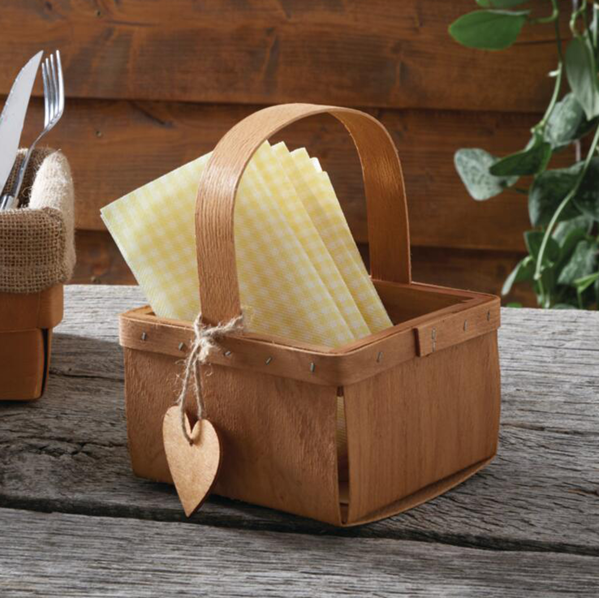 Bügelkorb "Herzchen", klein  im Frank Flechtwaren Online Shop kaufen