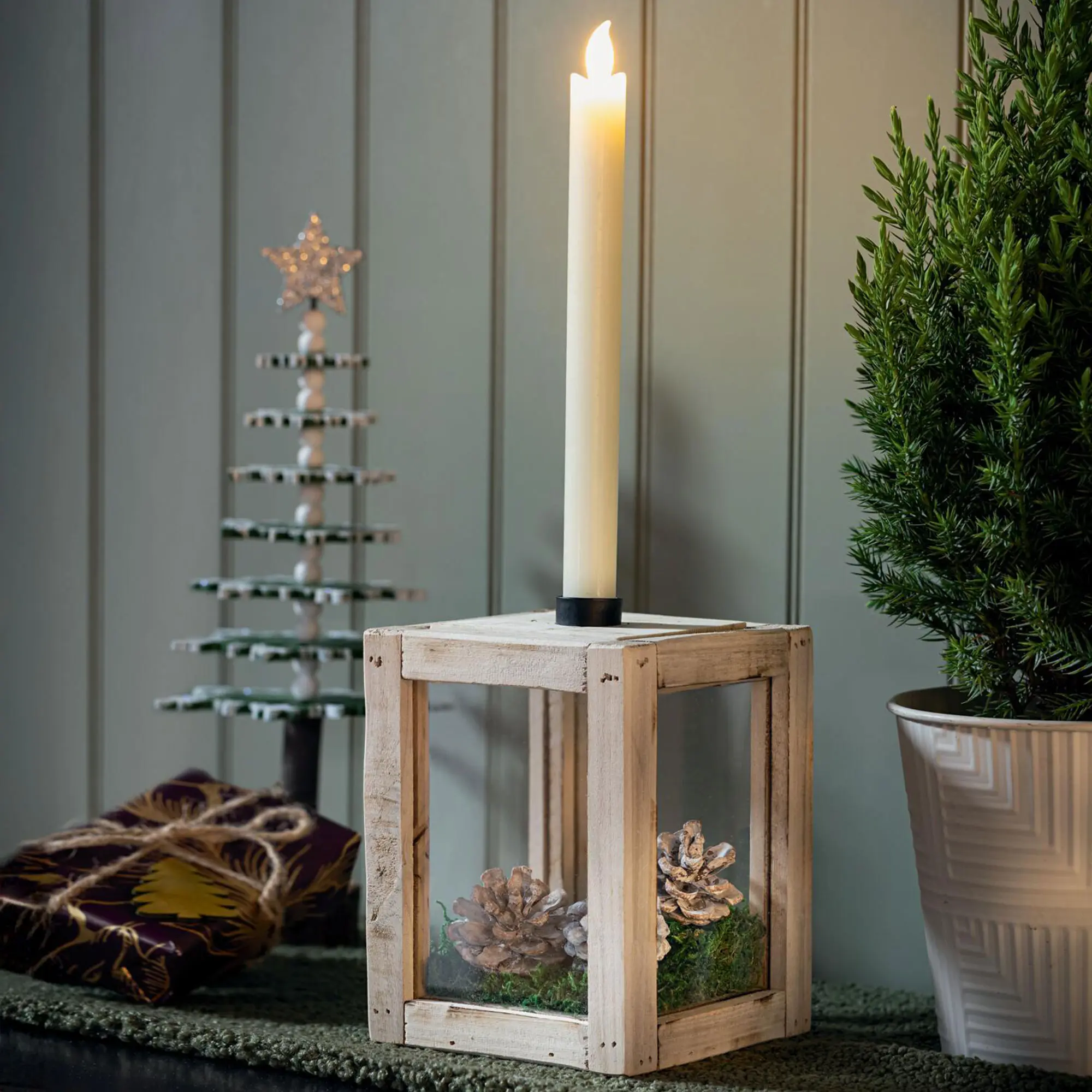 Kerzenhalterbox "Modern"  im Frank Flechtwaren Online Shop kaufen