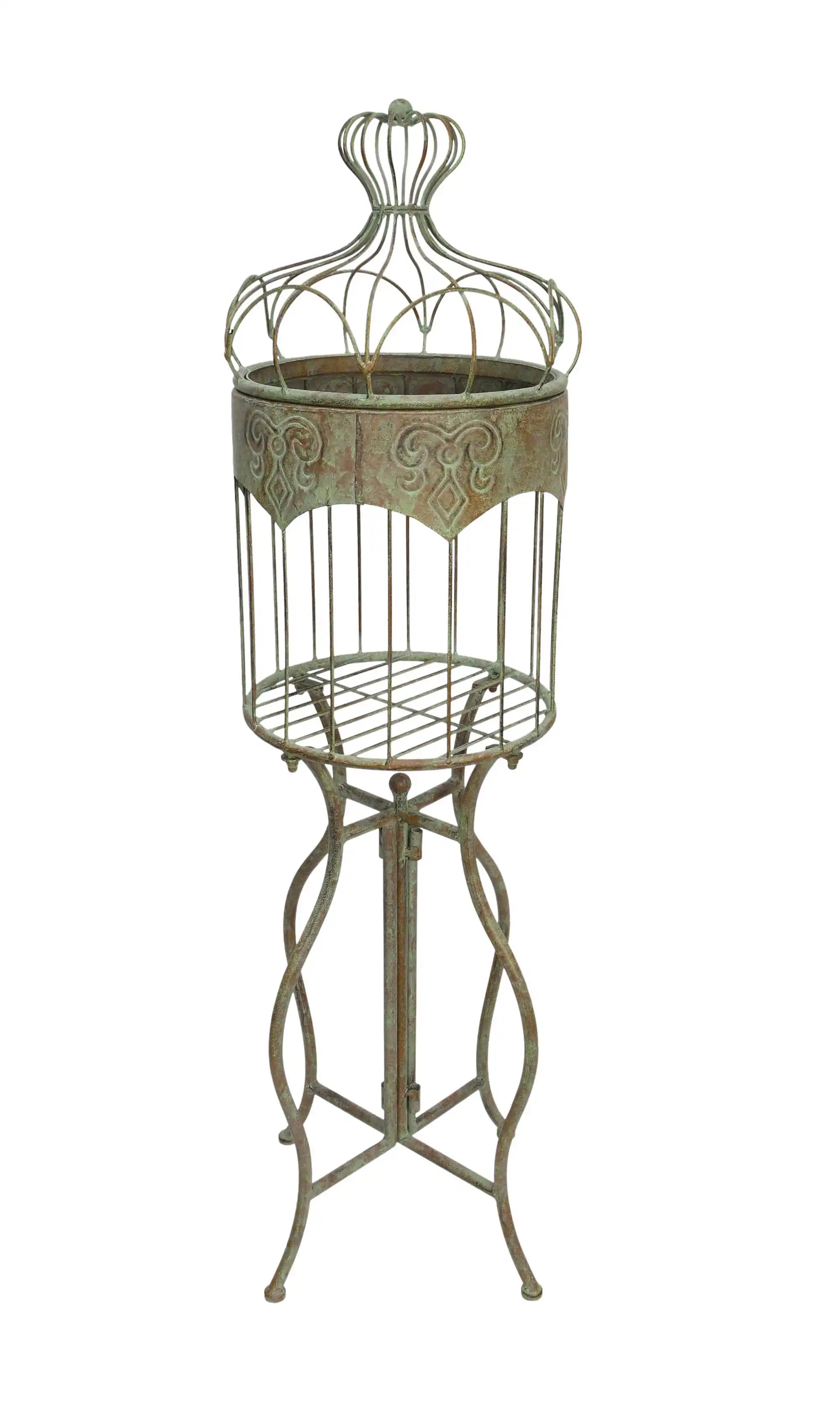 Dekokäfig "Vogelhaus"  im Frank Flechtwaren Online Shop für Regale kaufen