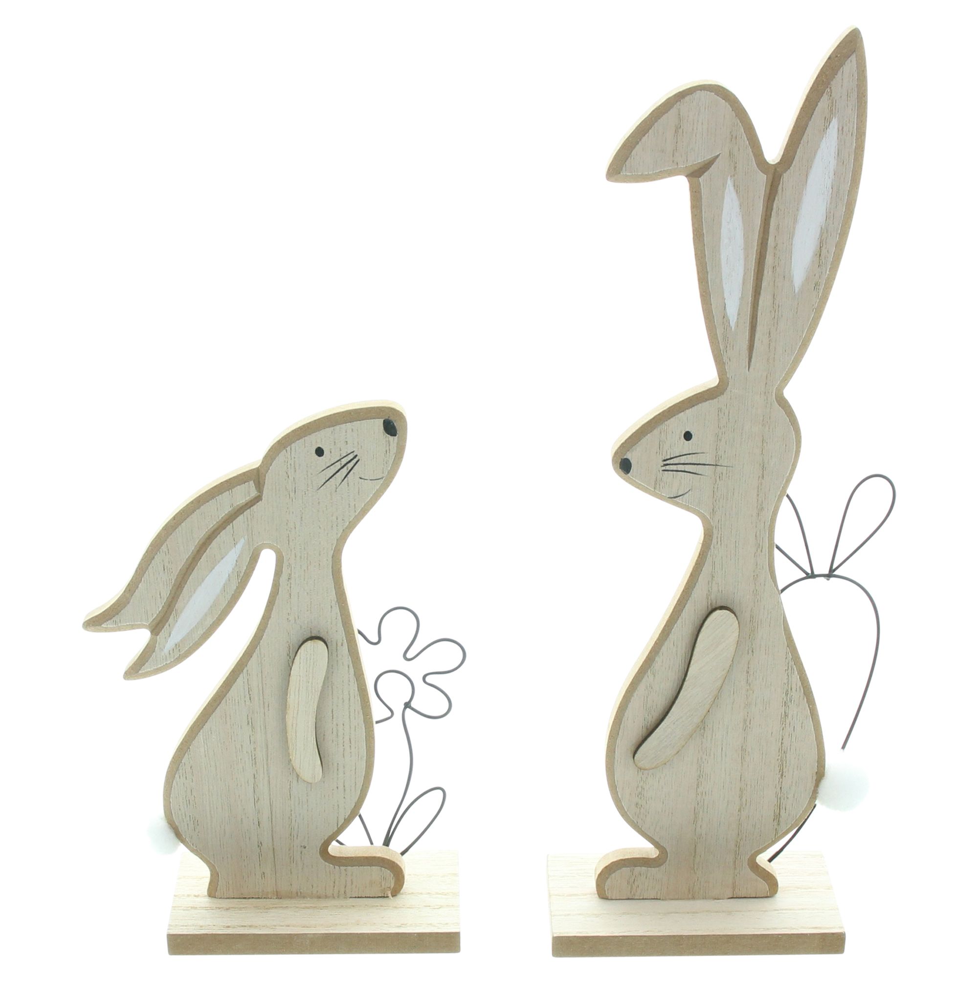Hase "Natur", 2er Set im Frank Flechtwaren Online Shop für Ostern kaufen Hase "Natur", 2er Set im Frank Flechtwaren Online Shop für Ostern kaufen